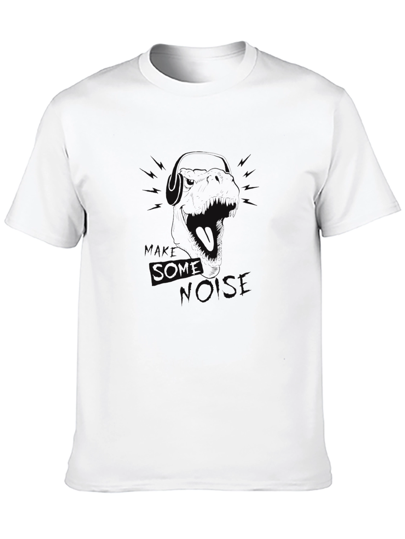 Camiseta Negra Hombre con Diseño Gráfico