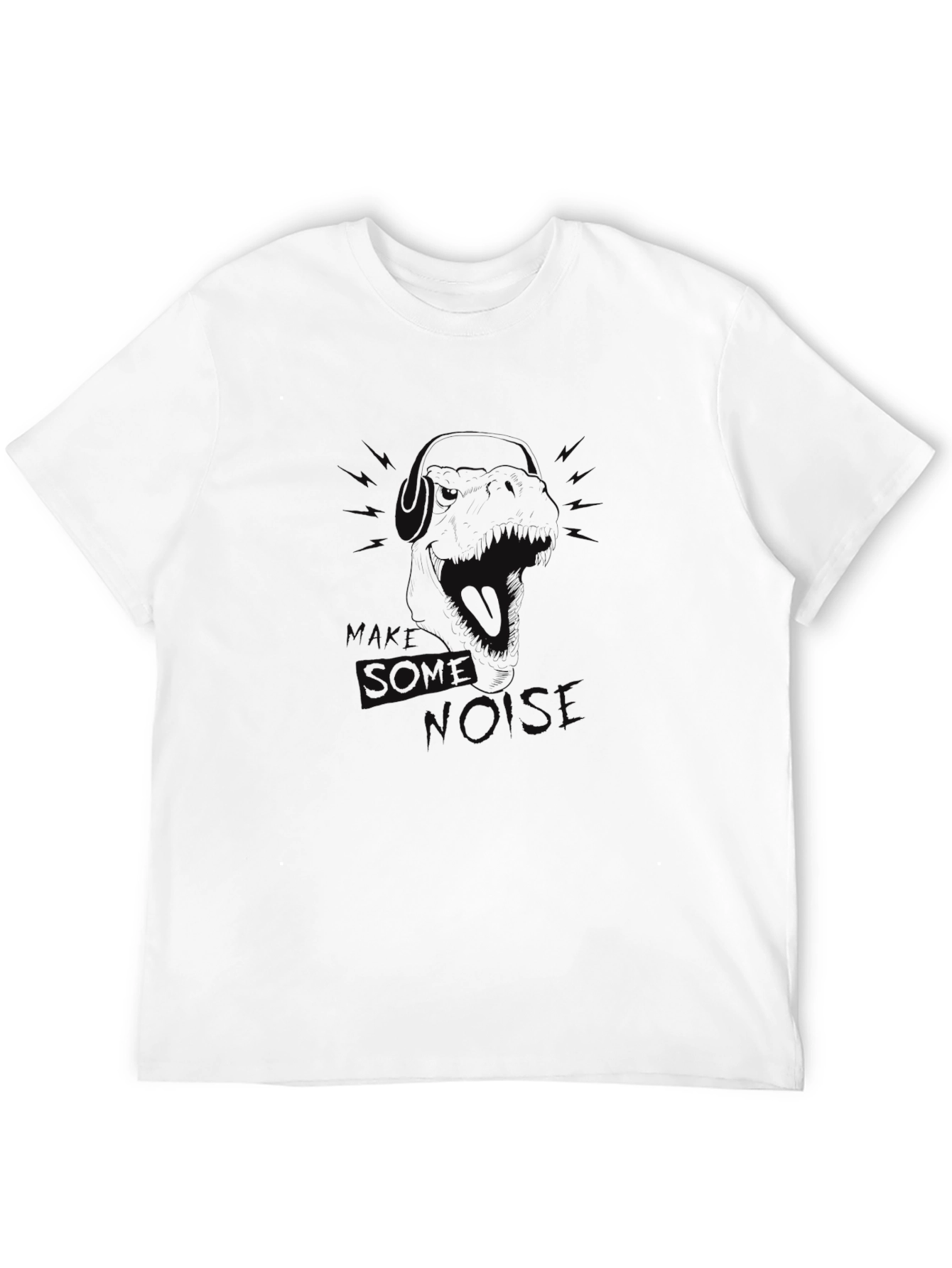 Camiseta Negra Hombre con Diseño Gráfico