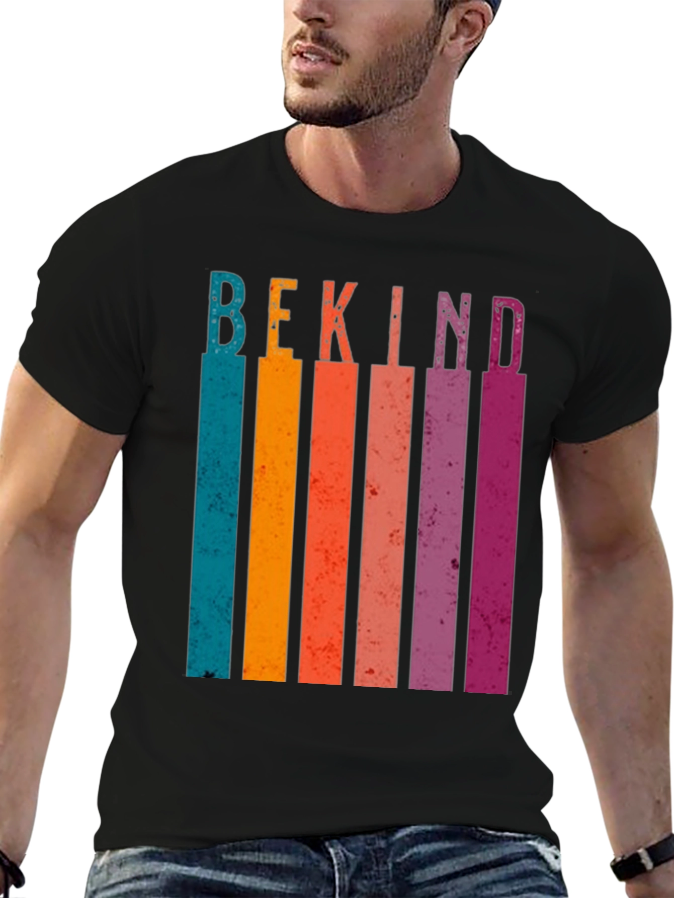 Camiseta Hombre Retro Be Kind