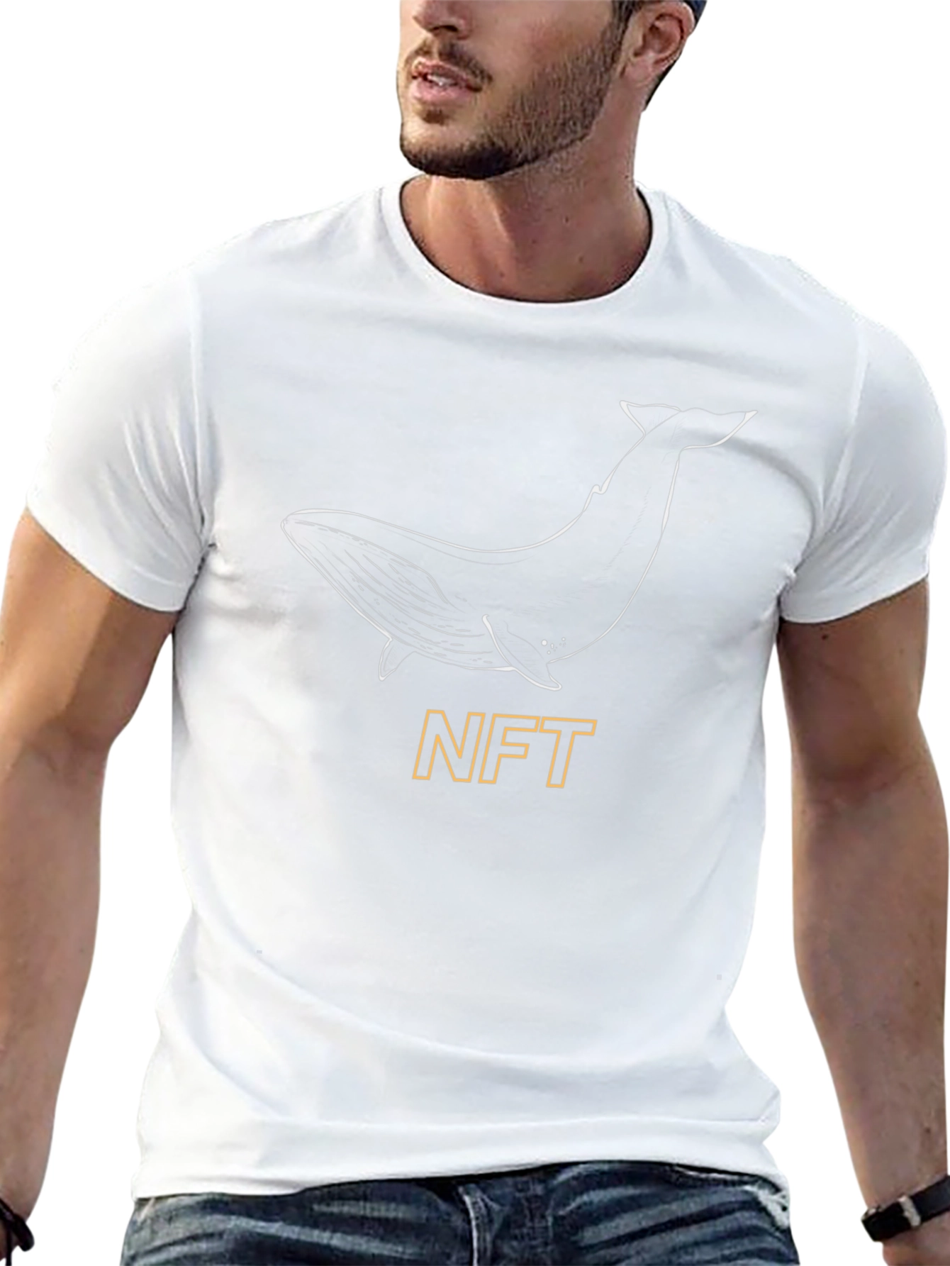 Camiseta Negra NFT Whale Edición Limitada
