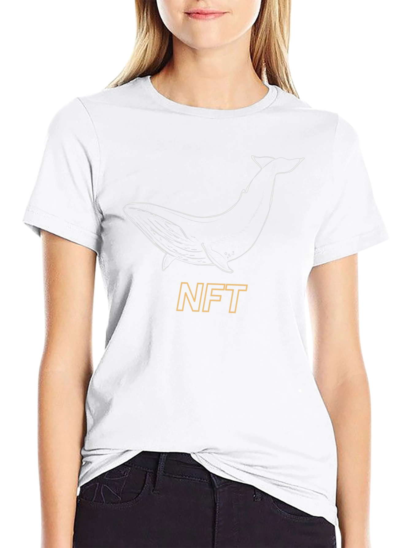 Camiseta Negra NFT Whale Edición Limitada