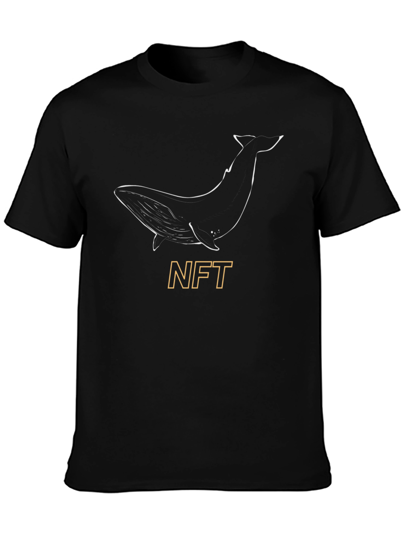 Camiseta Negra NFT Whale Edición Limitada