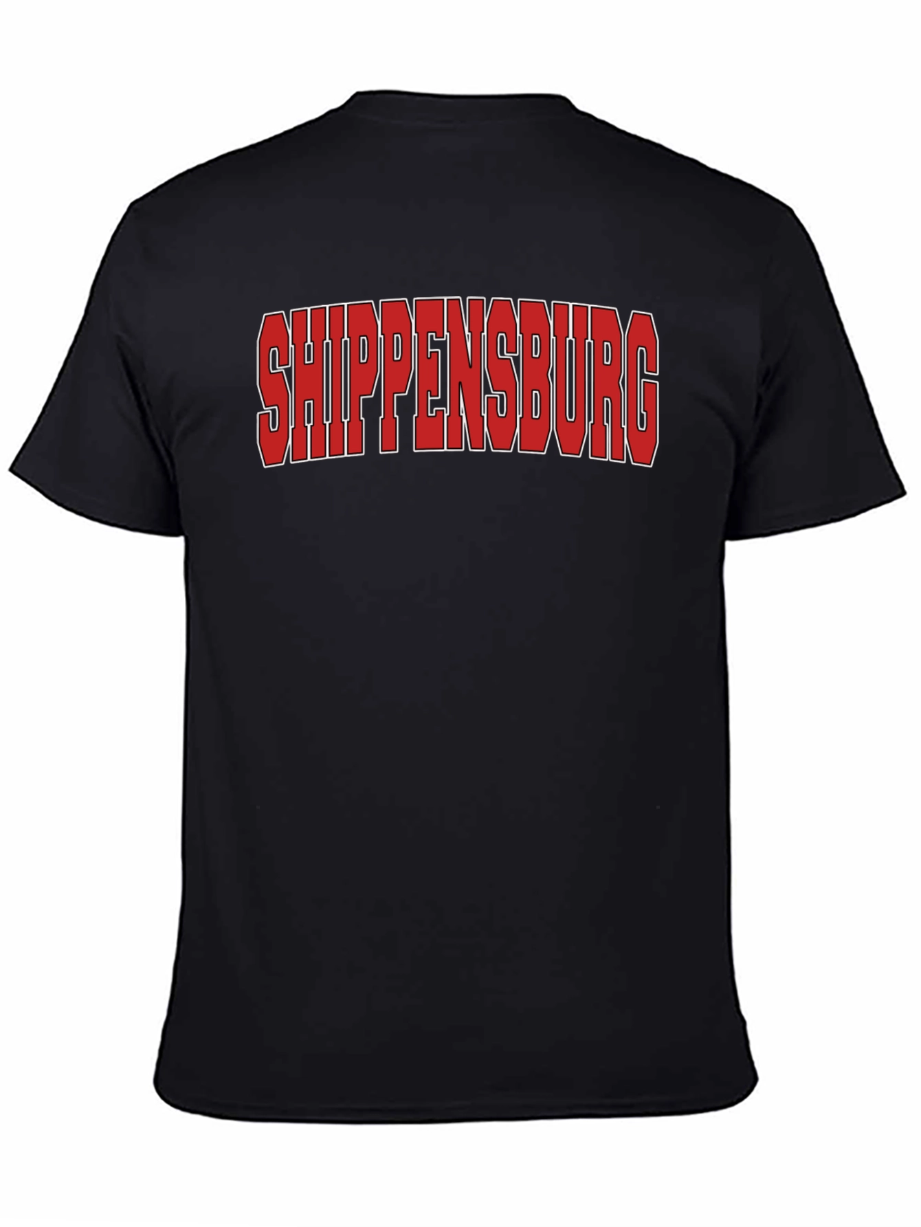 Camiseta Negra Shippensburg - Estilo Casual