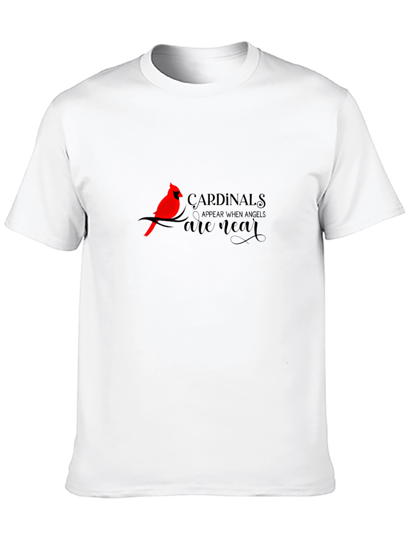Camiseta Negra Cardenales Cerca de Ángeles