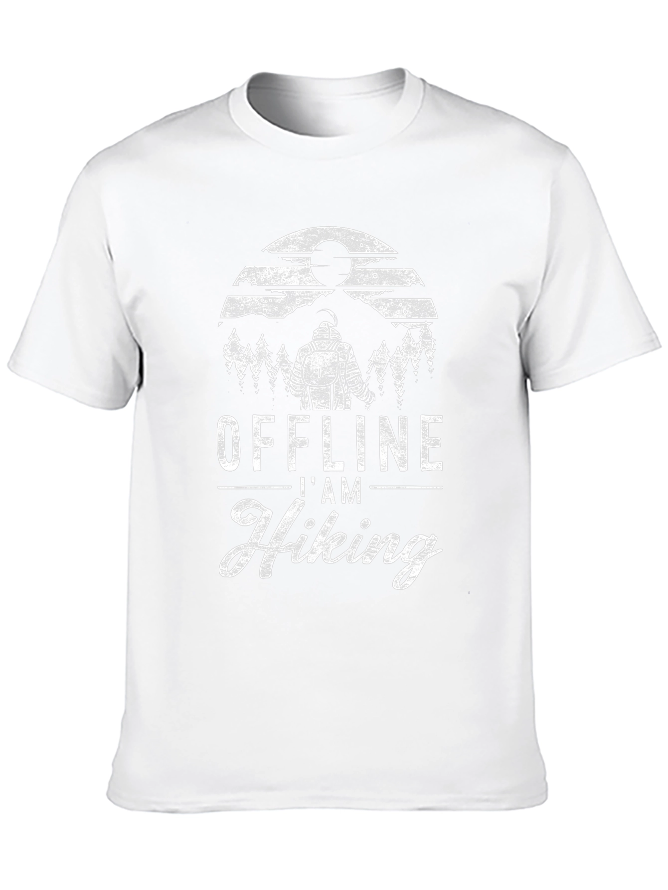 Camiseta Negra Offline Im Hiking Hombre