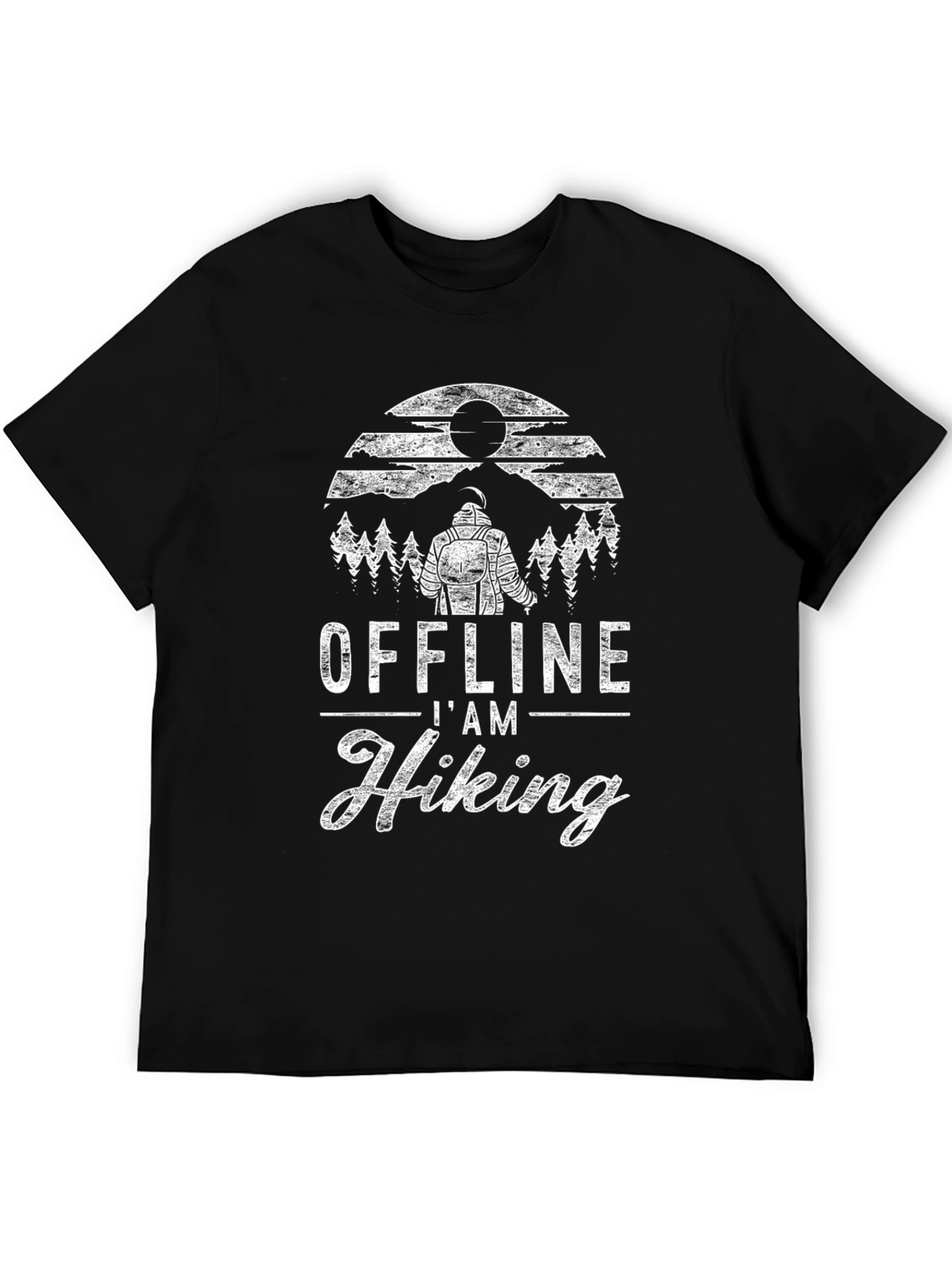 Camiseta Negra Offline Im Hiking Hombre