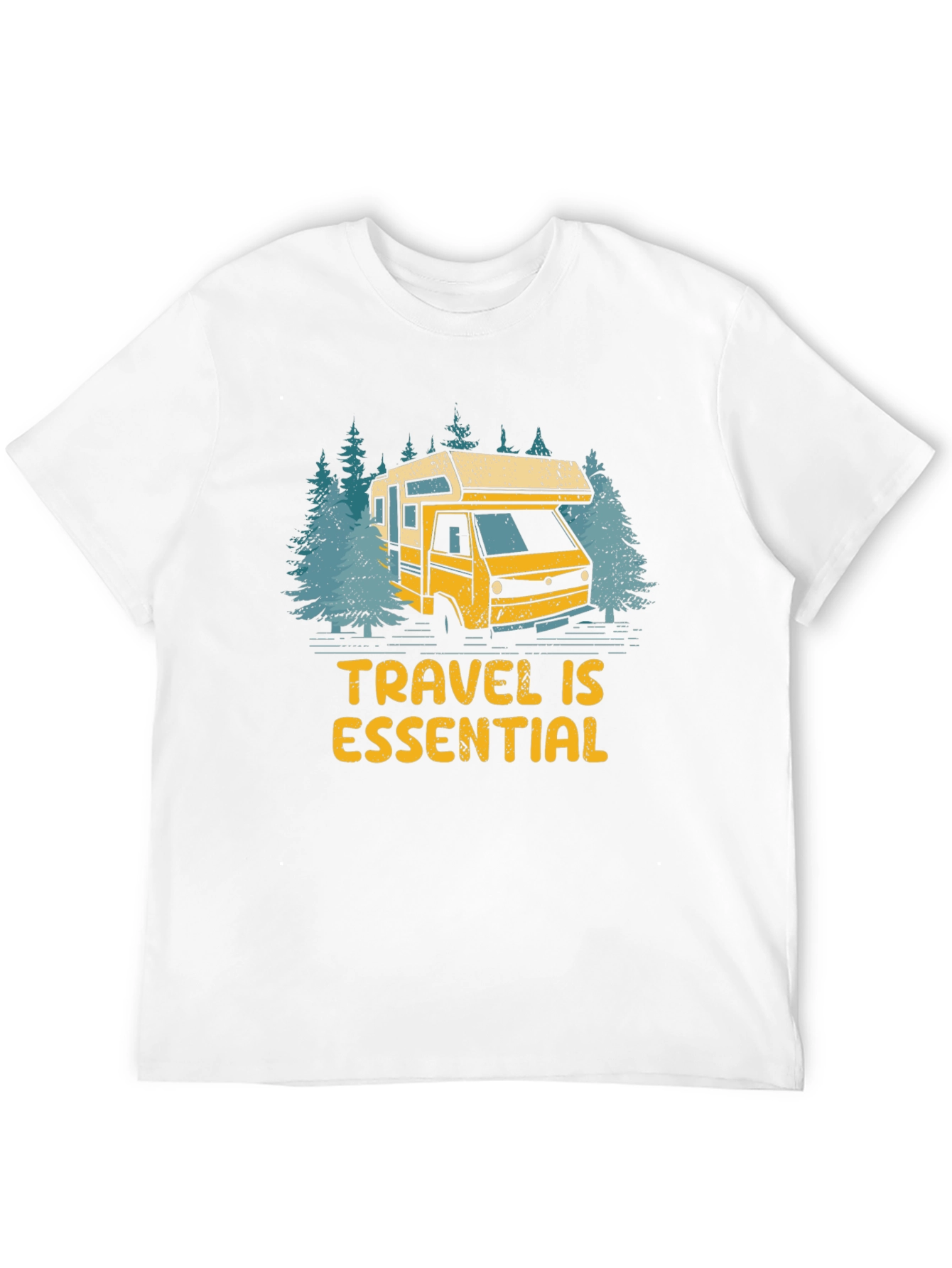 Camiseta Negra Viajar Es Esencial