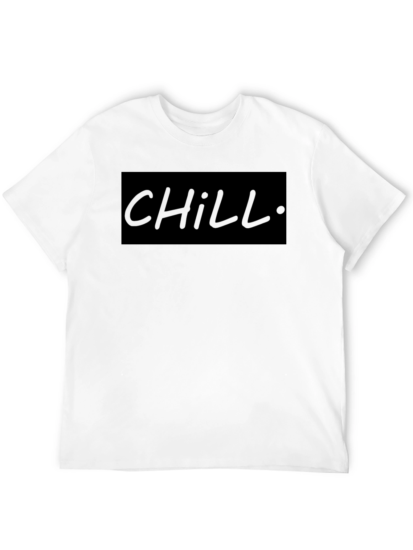 Camiseta Negra Chill para Hombre
