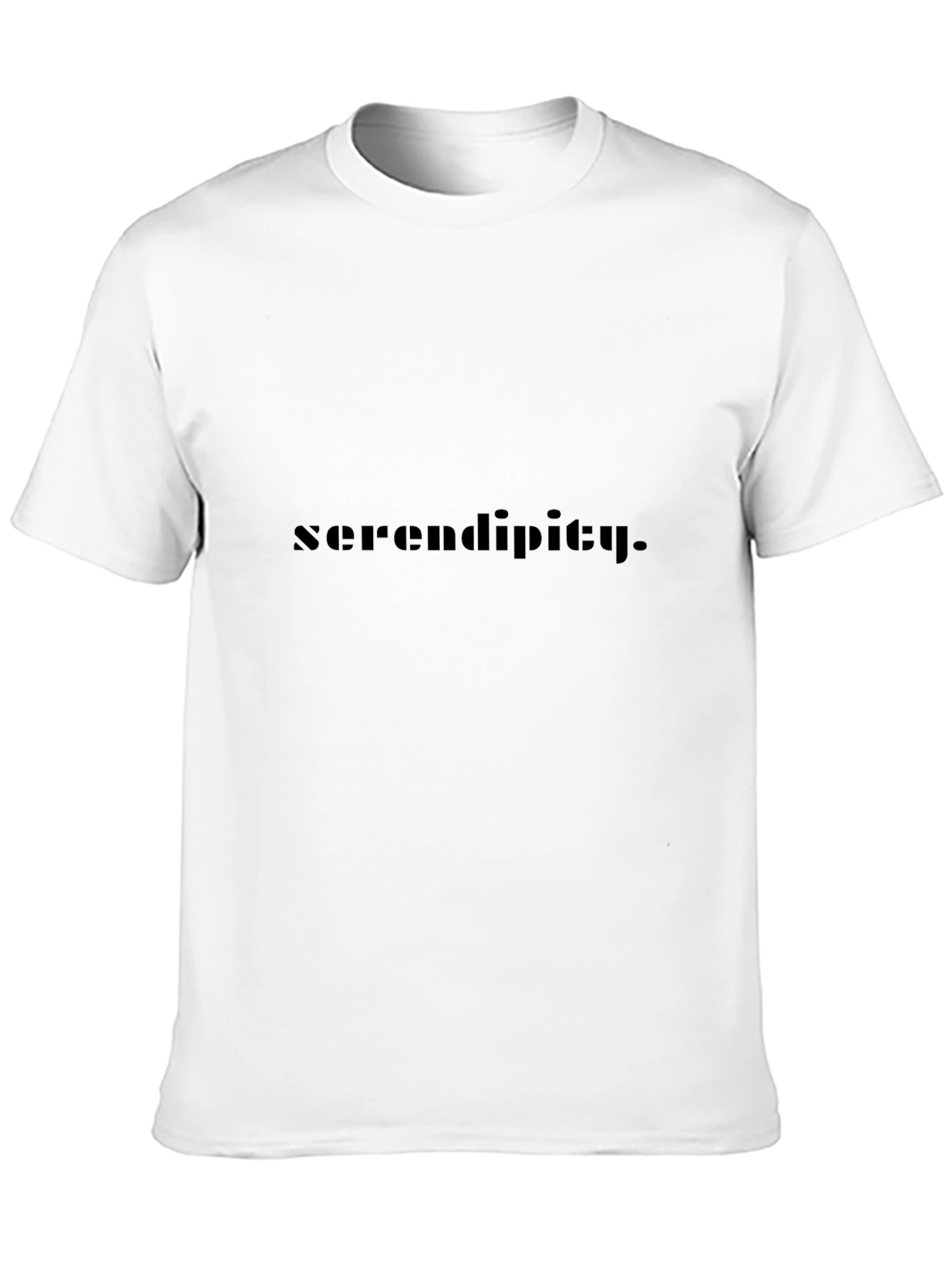 Camiseta Negra Serendipity Casual para Hombre