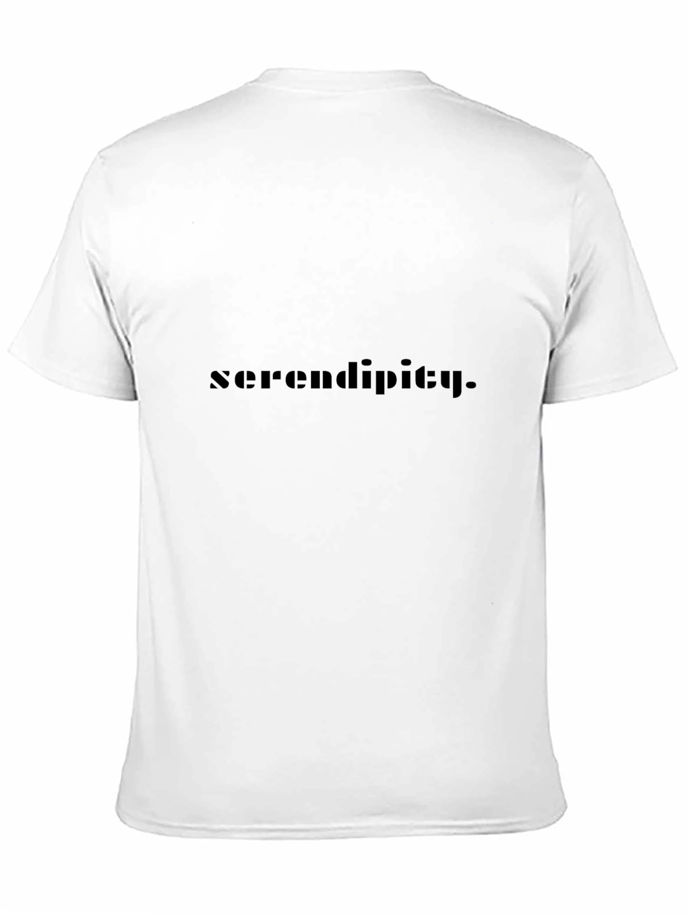 Camiseta Negra Serendipity Casual para Hombre