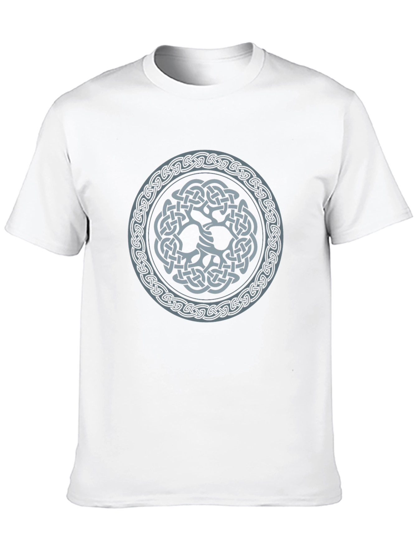 Camiseta Negra con Diseño Celta Circular