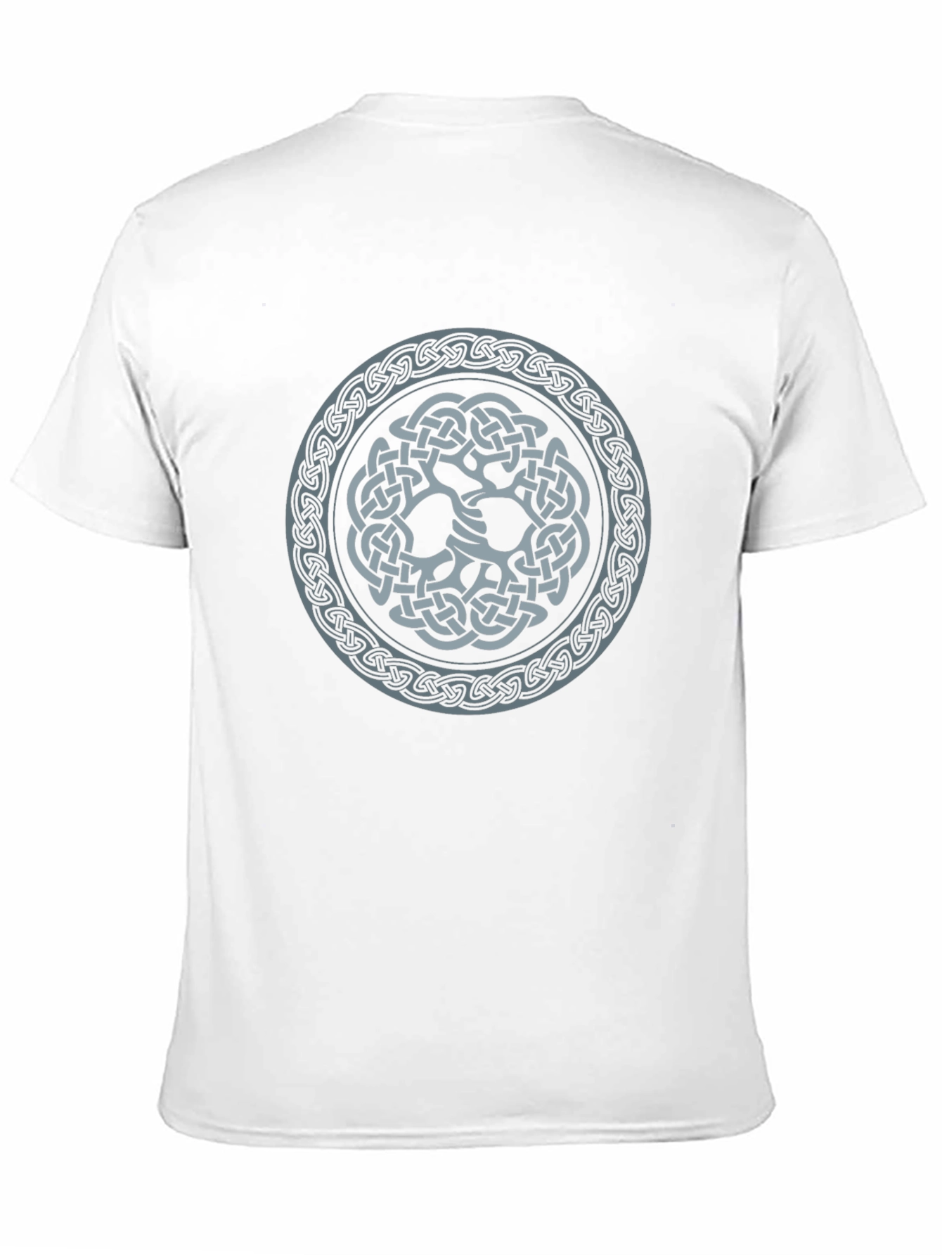 Camiseta Negra con Diseño Celta Circular