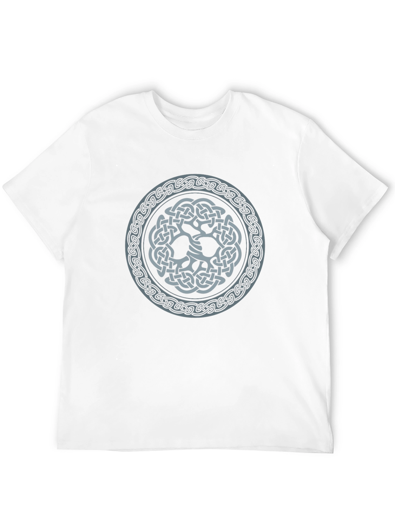 Camiseta Negra con Diseño Celta Circular