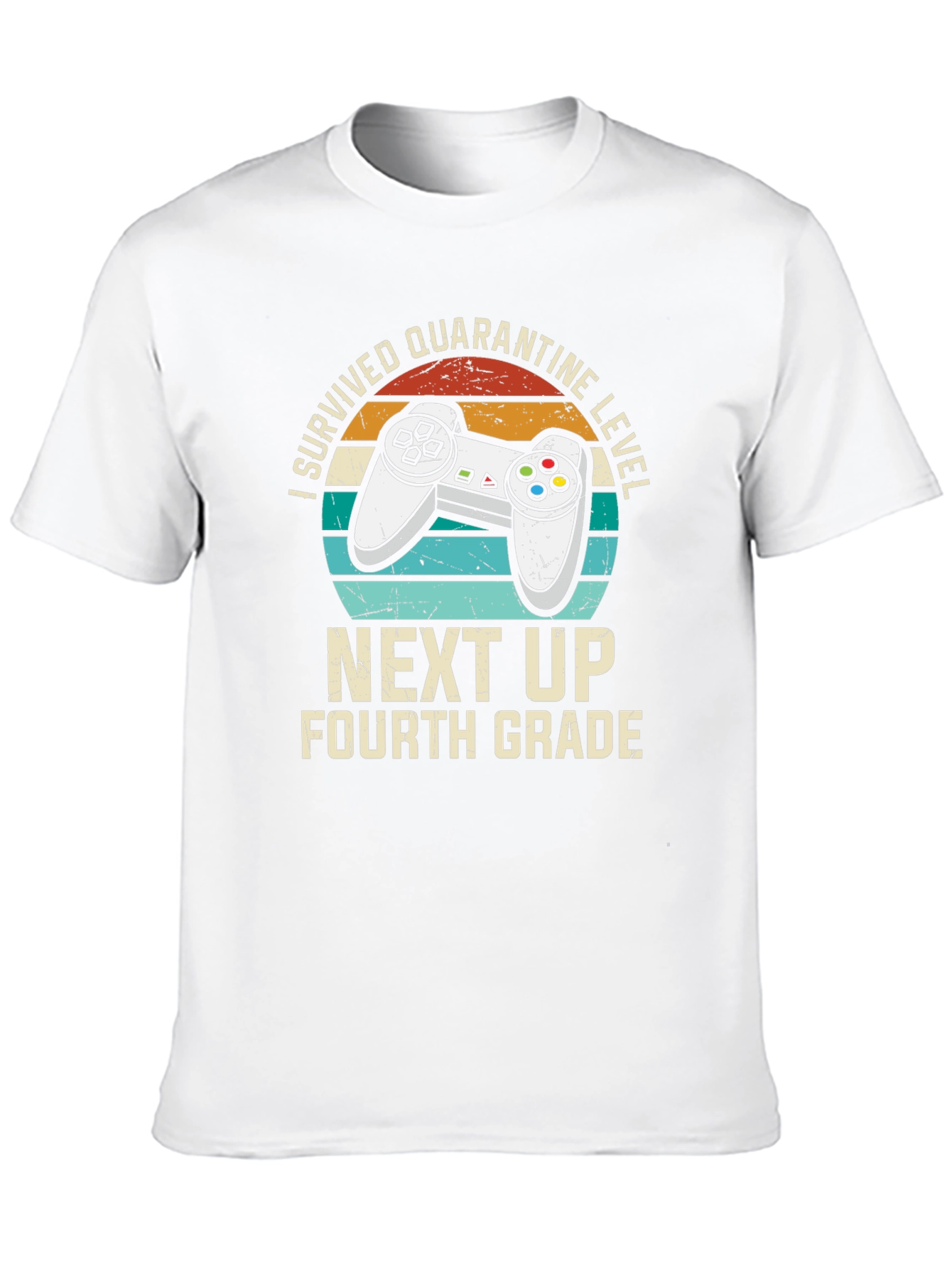 Camiseta Gamer Superviviente de Cuarentena Nivel 4