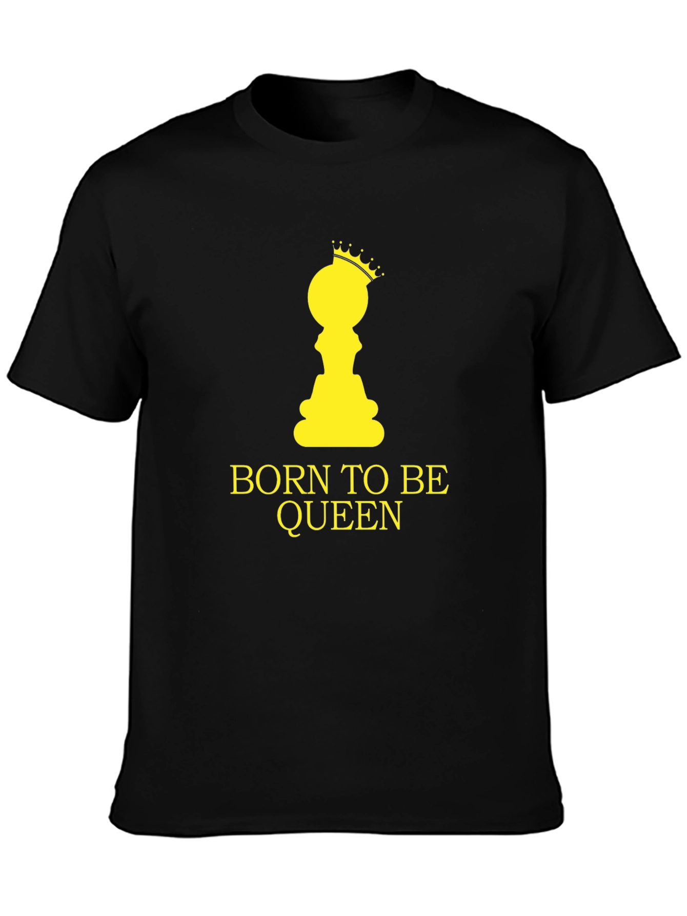Camiseta Negra Born to Be Queen