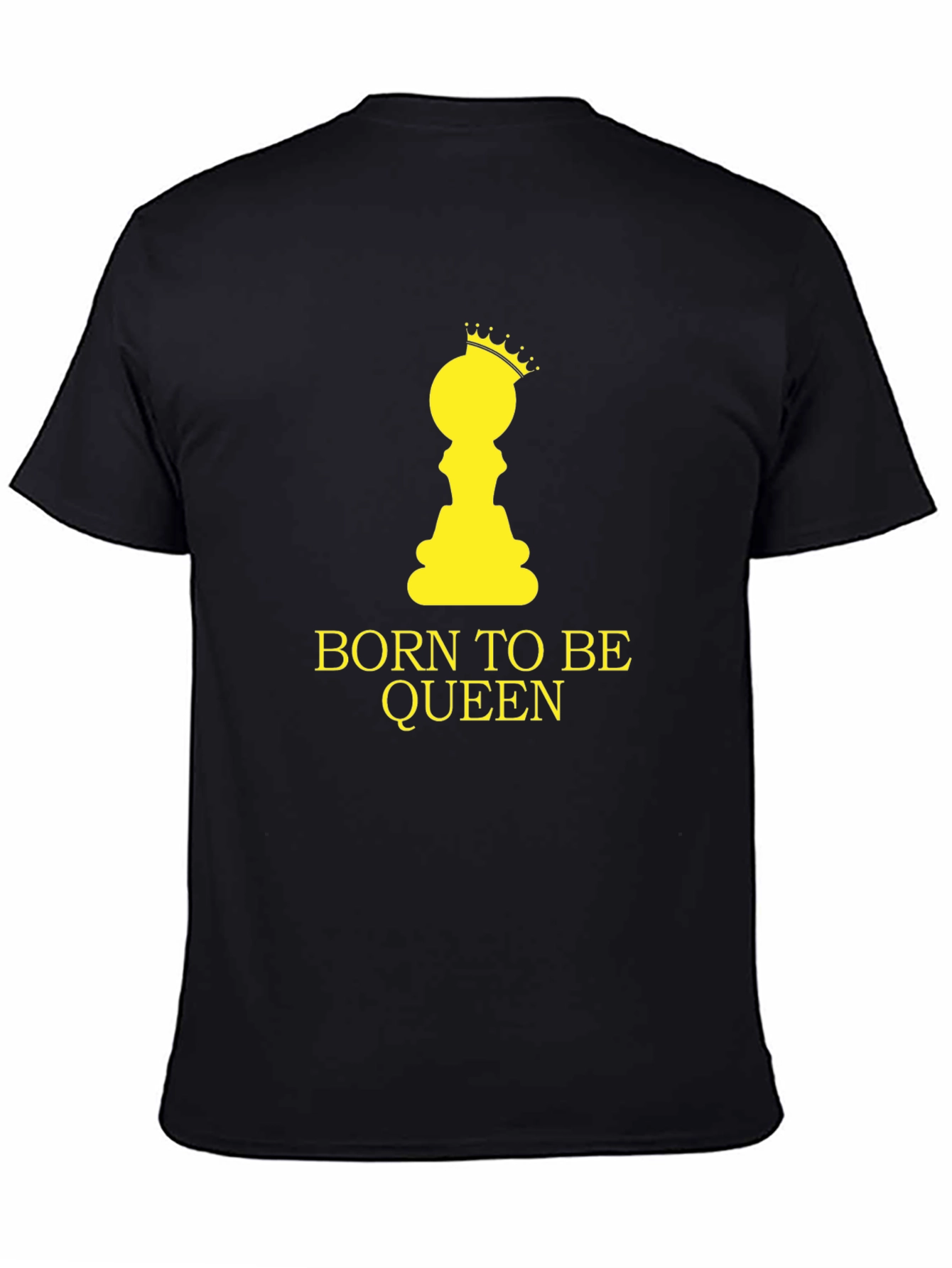 Camiseta Negra Born to Be Queen