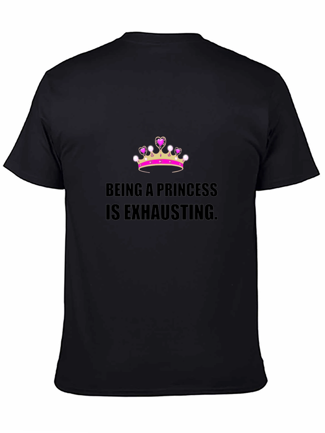 Camiseta Negra: Ser Princesa Agota