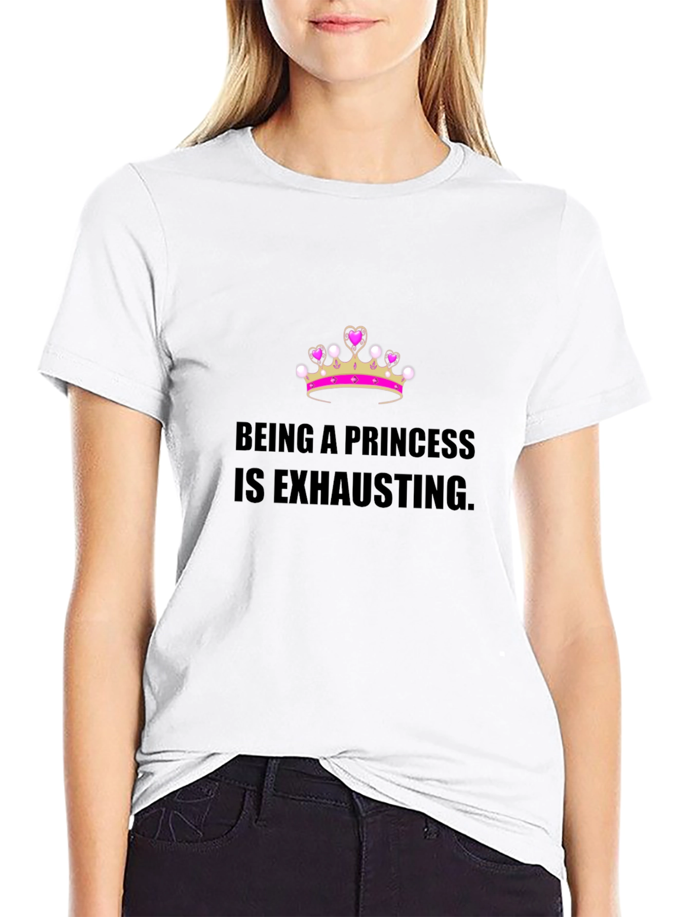 Camiseta Negra: Ser Princesa Agota