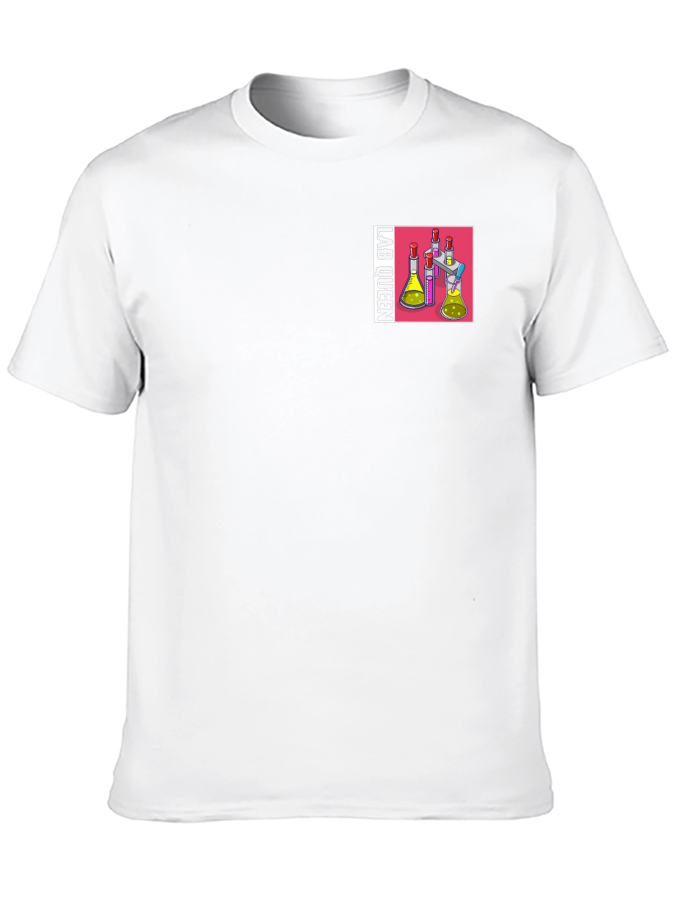 Camiseta Negra Lab Queen para Científicas