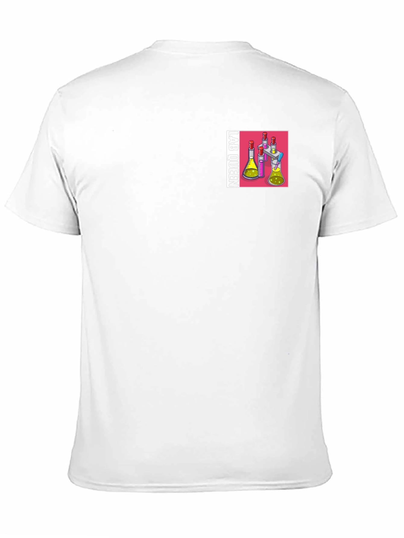 Camiseta Negra Lab Queen para Científicas