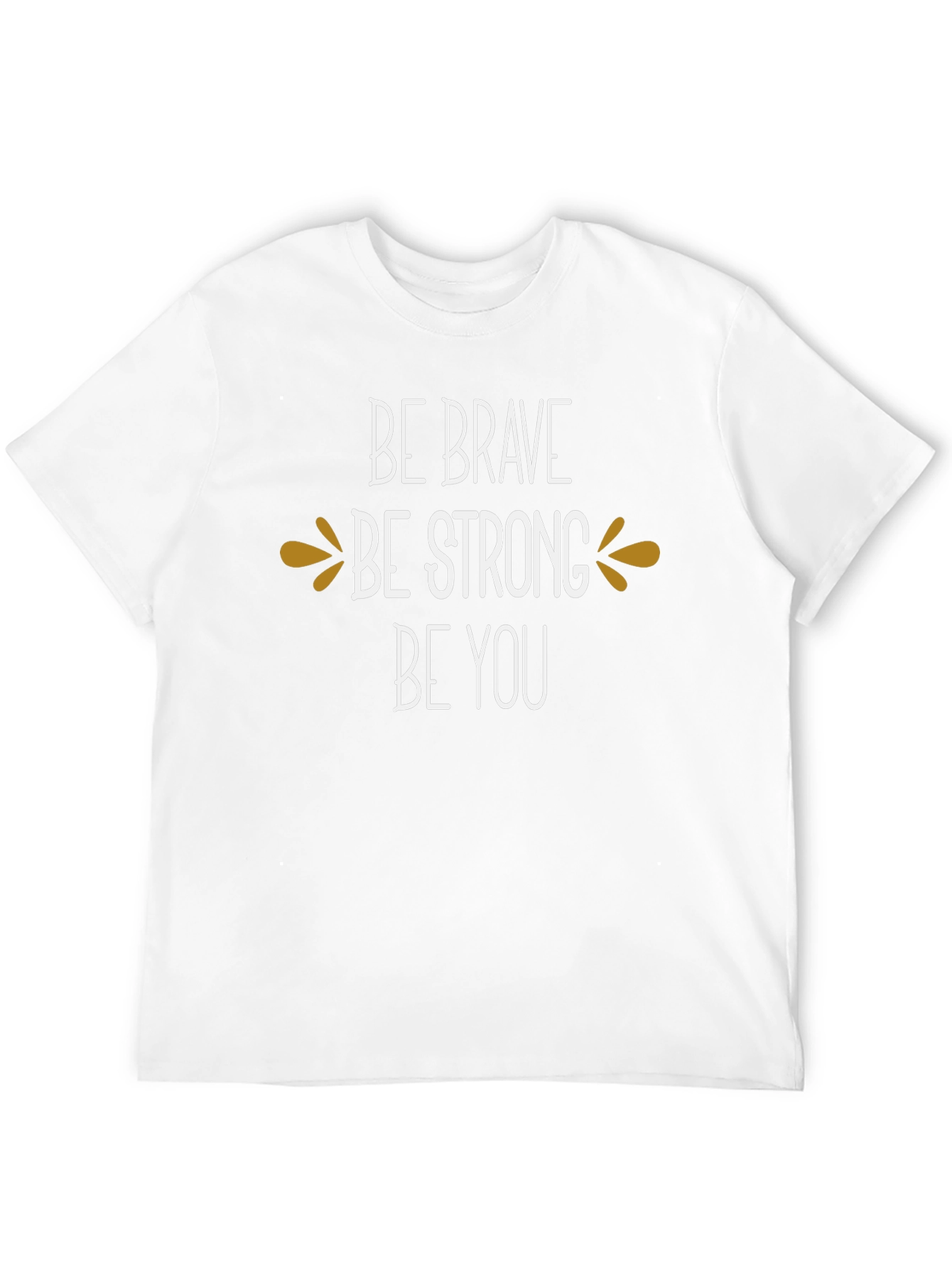 Camiseta Negra Inspiracional: Sé Valiente Fuerte Tú