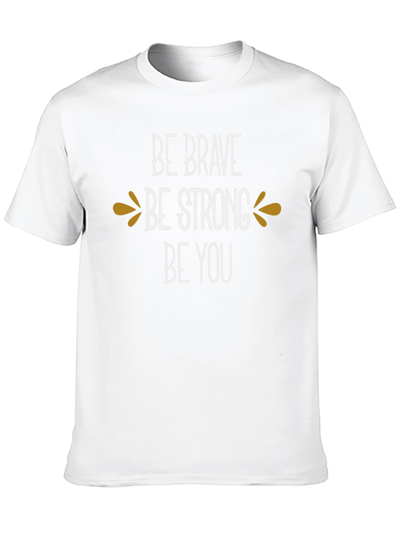 Camiseta Negra Inspiracional: Sé Valiente Fuerte Tú