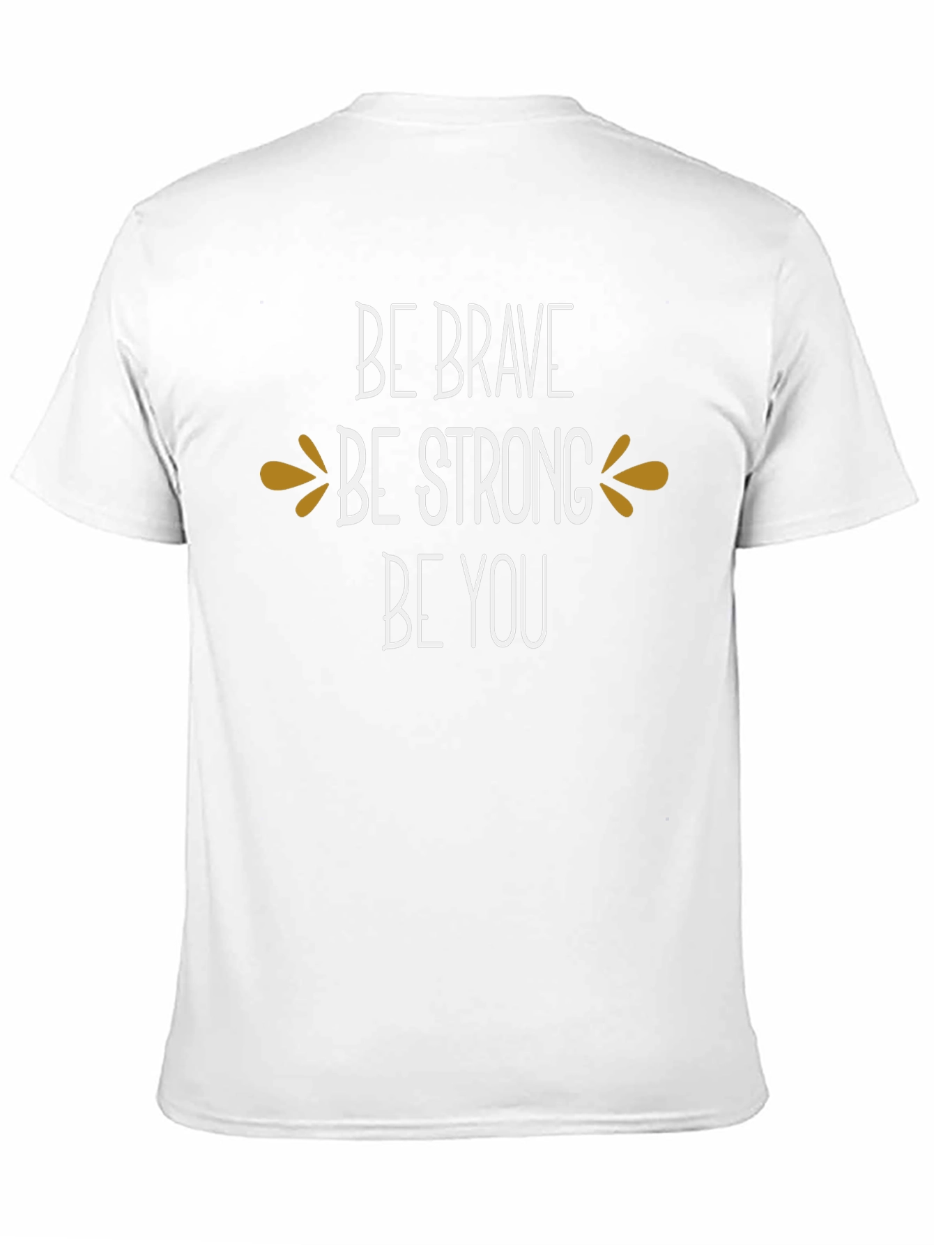 Camiseta Negra Inspiracional: Sé Valiente Fuerte Tú