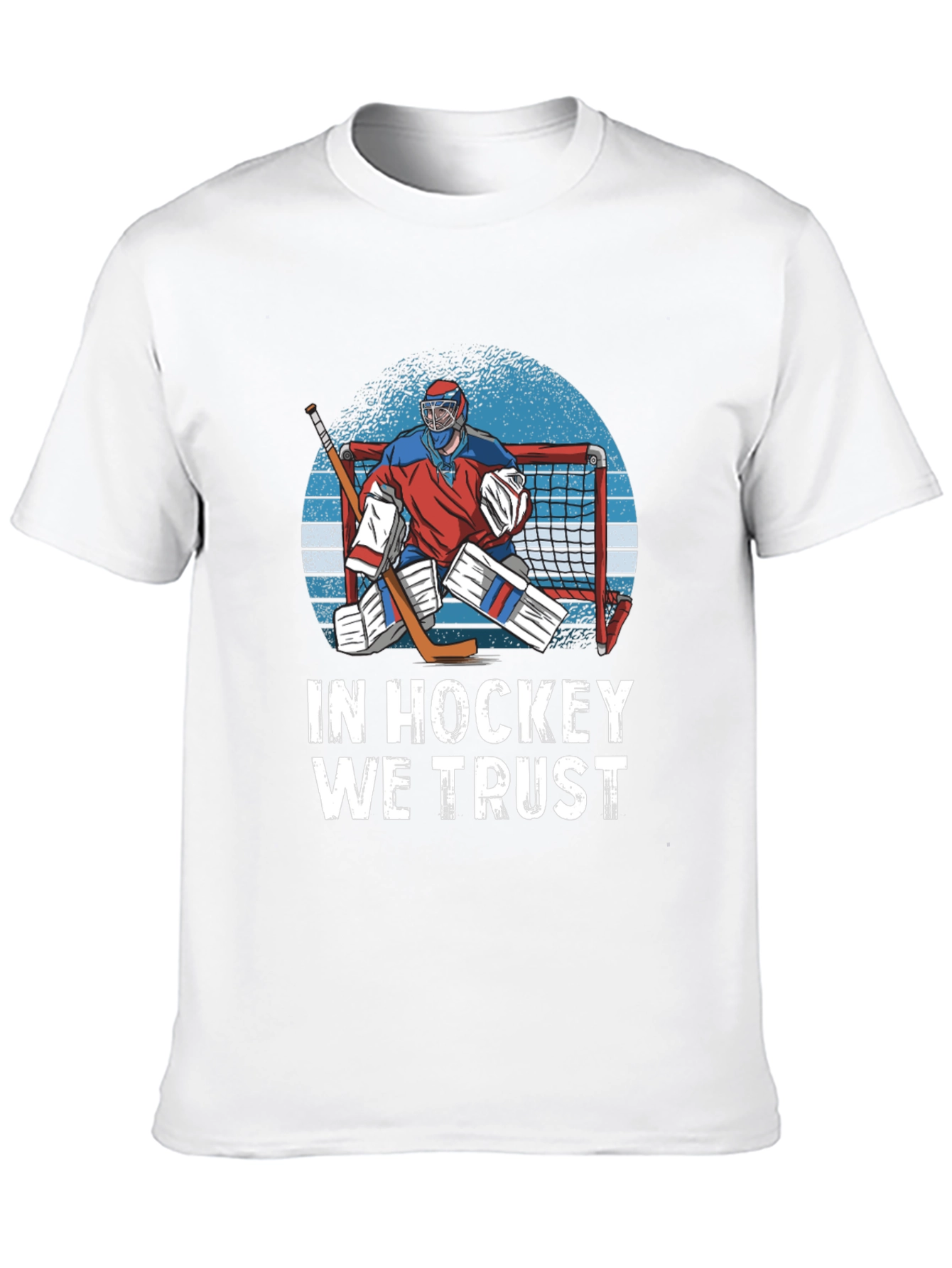 Camiseta Negra In Hockey We Trust