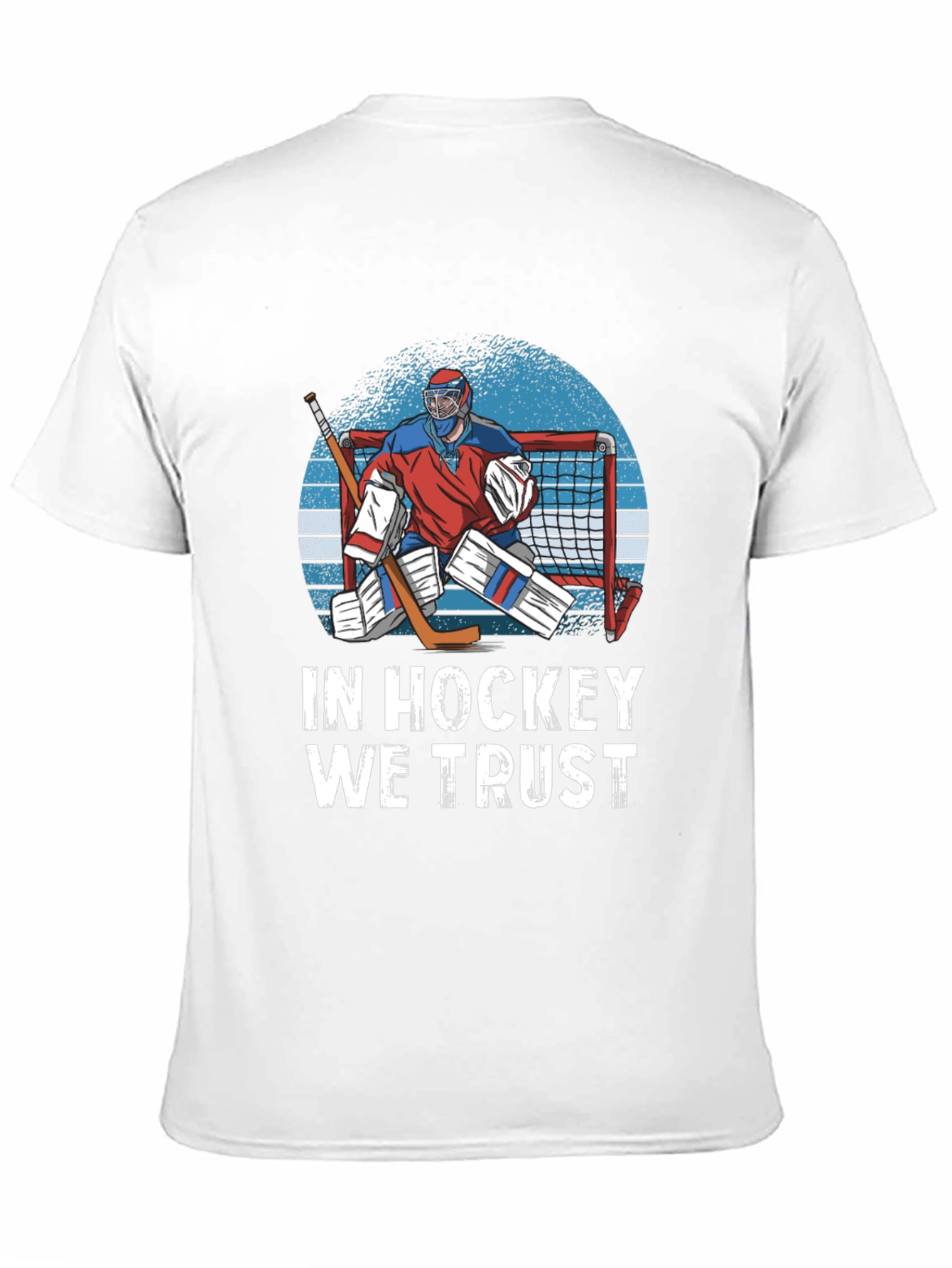 Camiseta Negra In Hockey We Trust