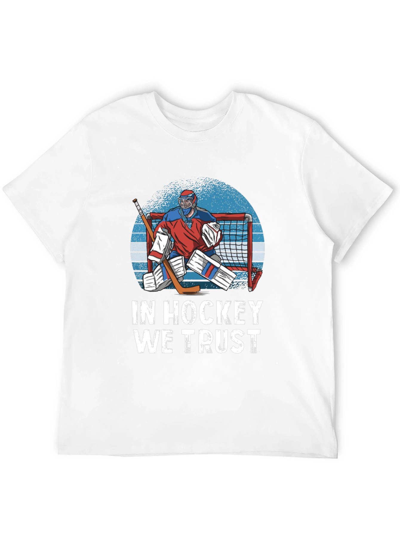 Camiseta Negra In Hockey We Trust