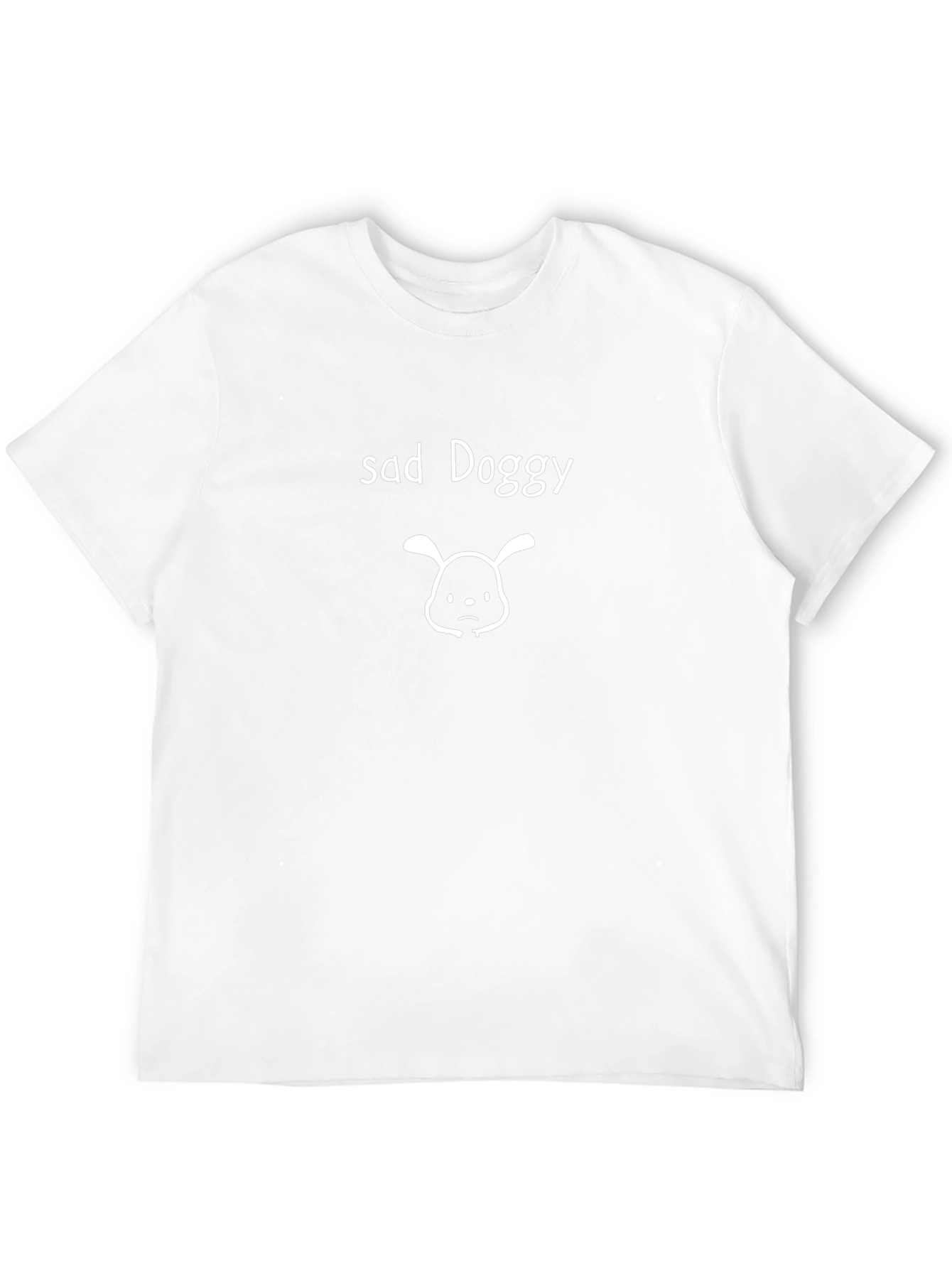 Camiseta Negra Sad Doggy Casual