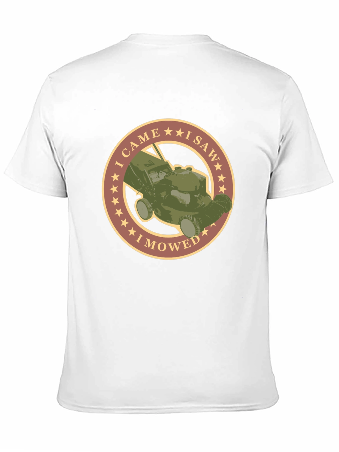 Camiseta Negra con Diseño de Cortacésped
