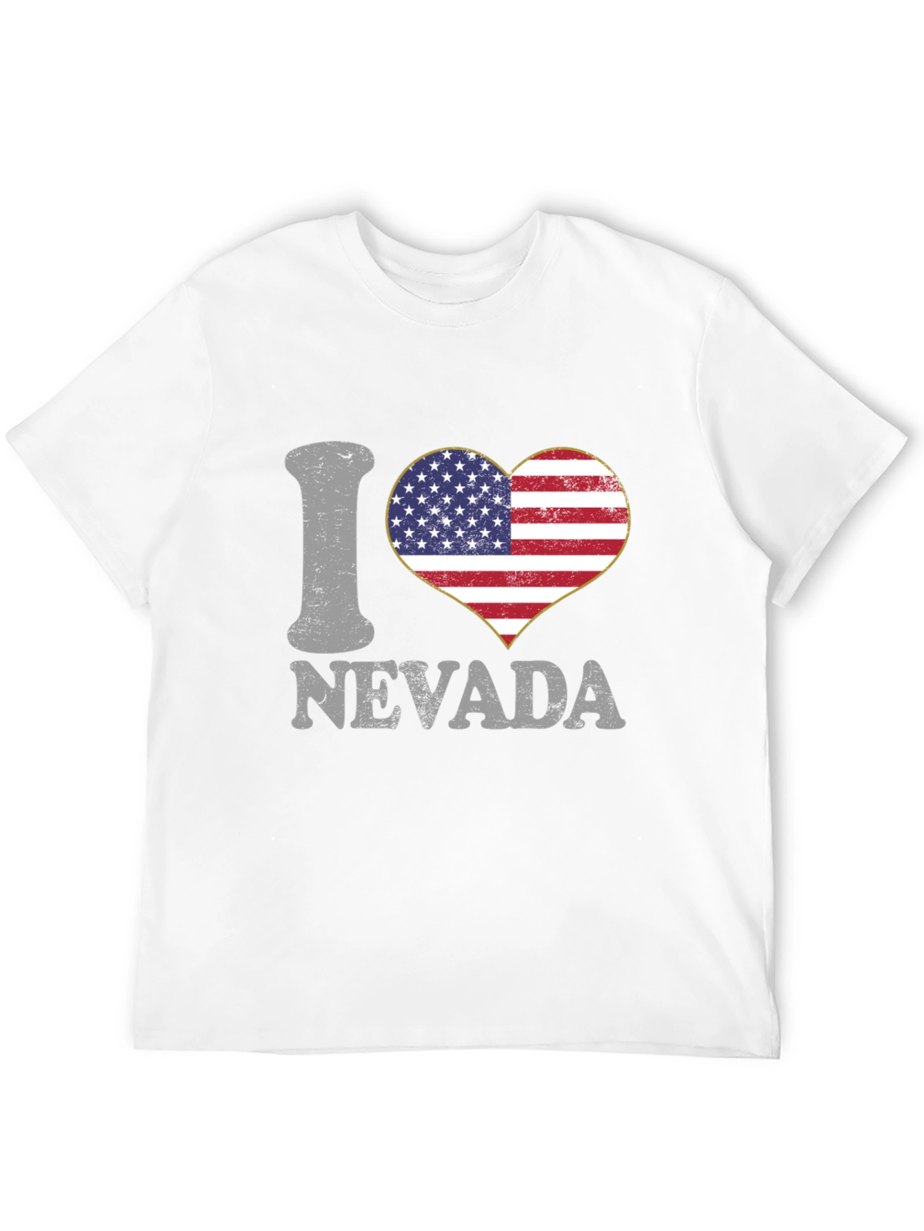 Camiseta I Love Nevada Bandera Americana