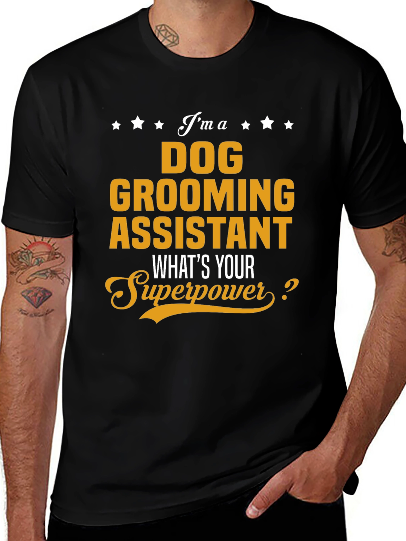 Camiseta Dog Grooming Assistant - Superpoderes