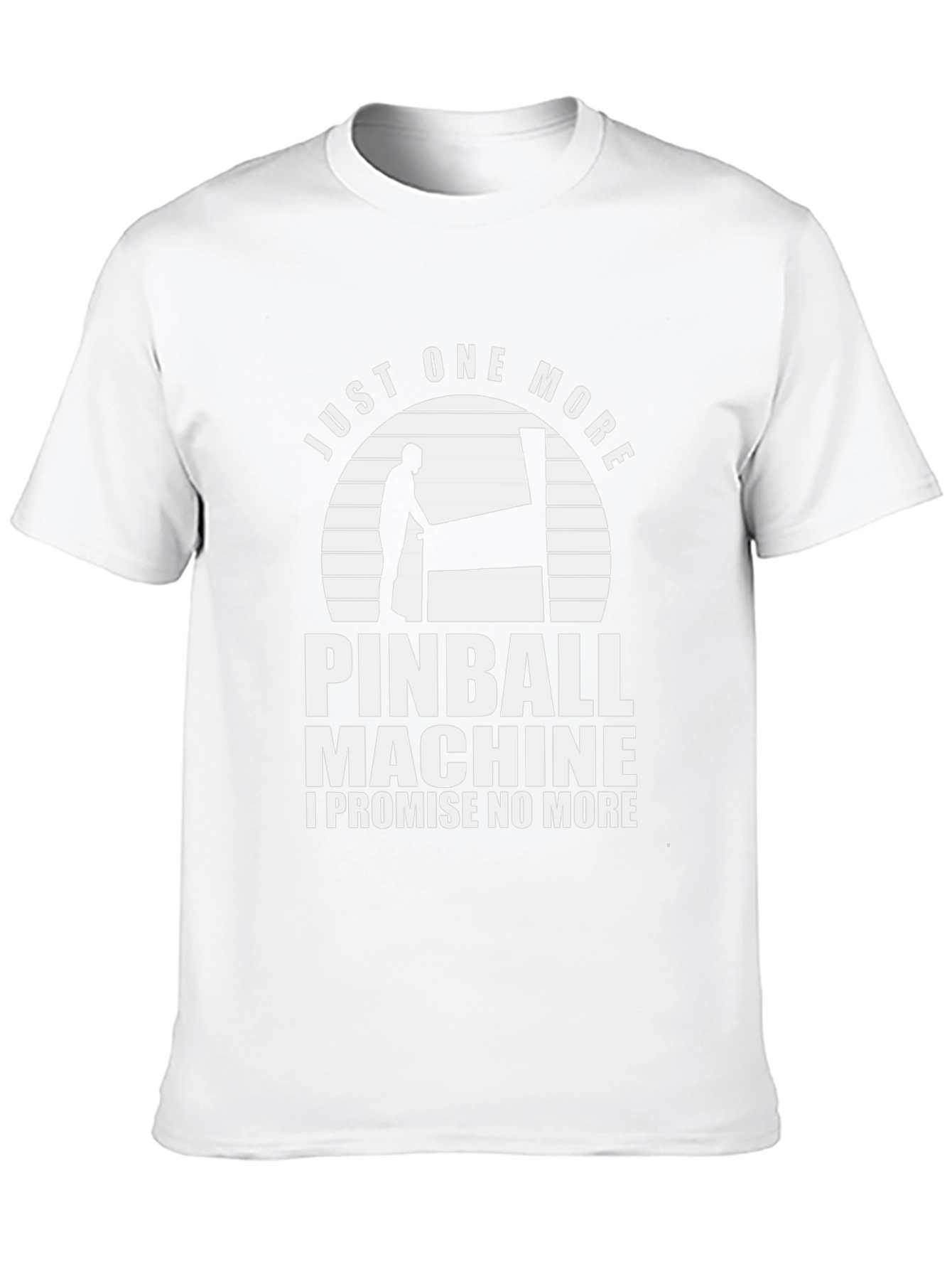 Camiseta Negra: Solo Una Partida Más de Pinball