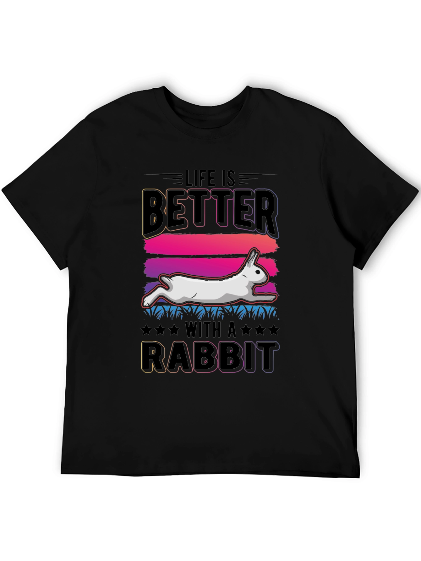 Camiseta La Vida es Mejor con un Conejo
