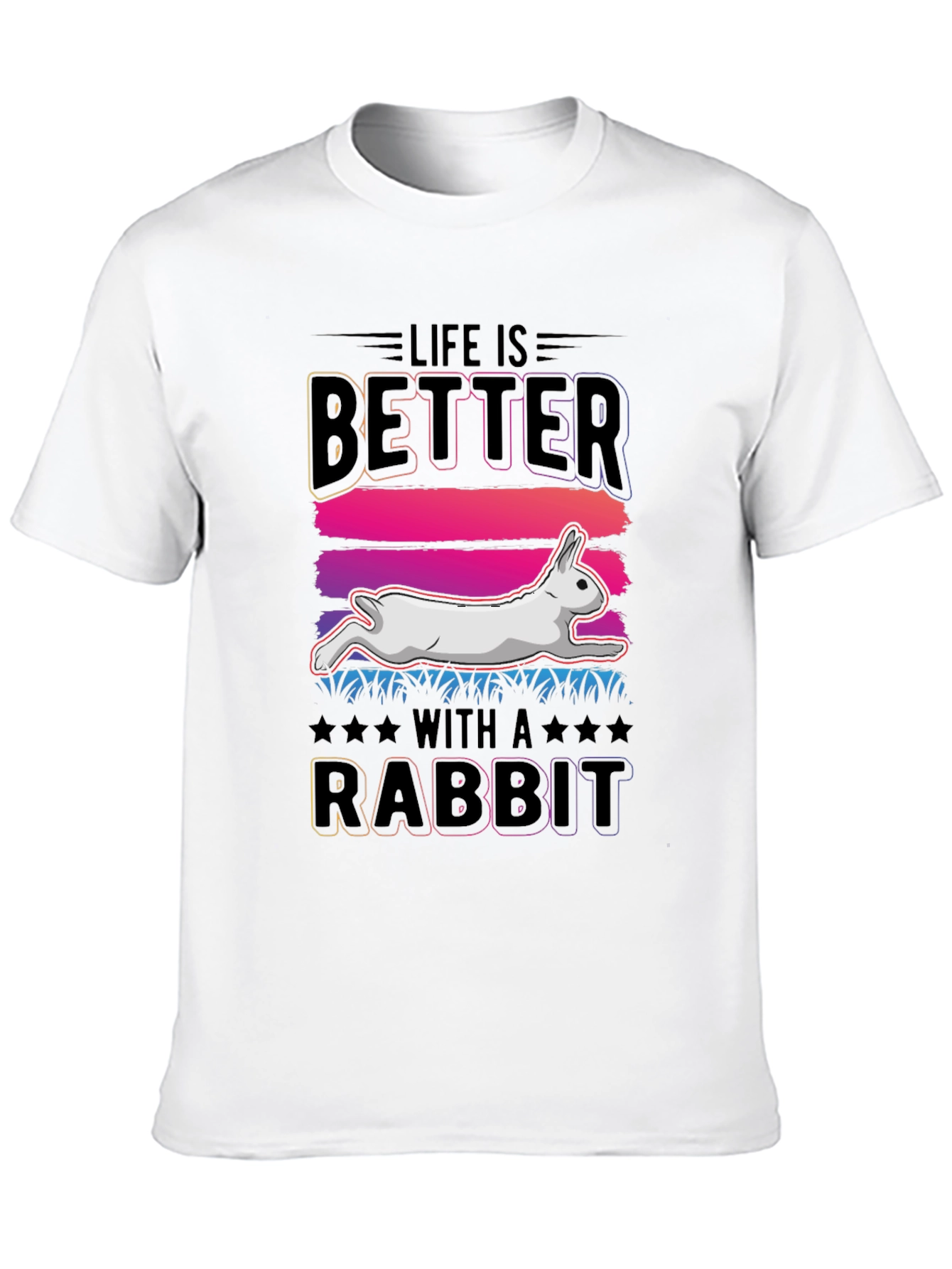 Camiseta La Vida es Mejor con un Conejo