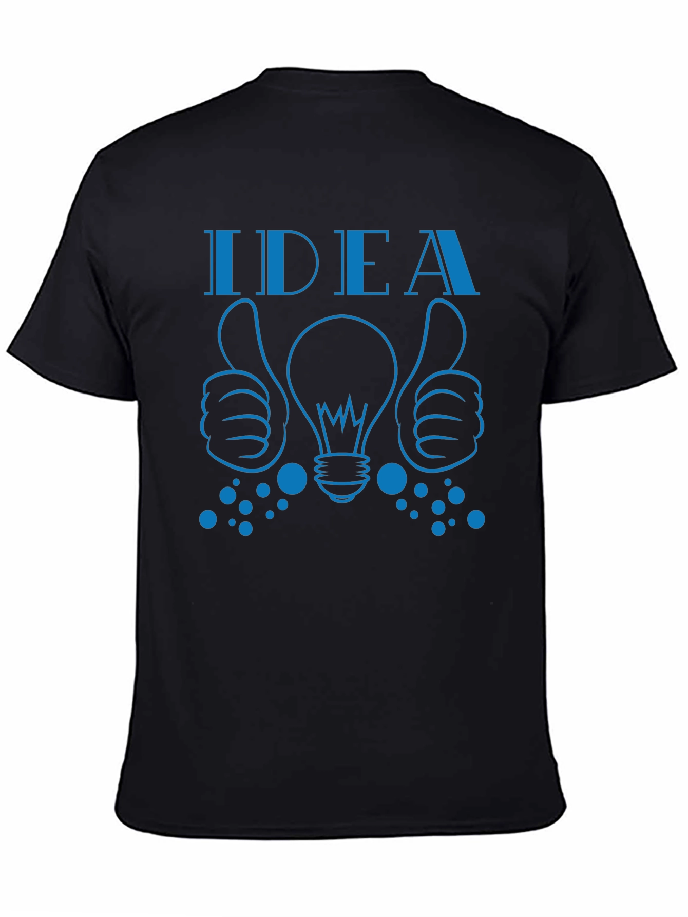 Camiseta Negra Idea Creativa y Original