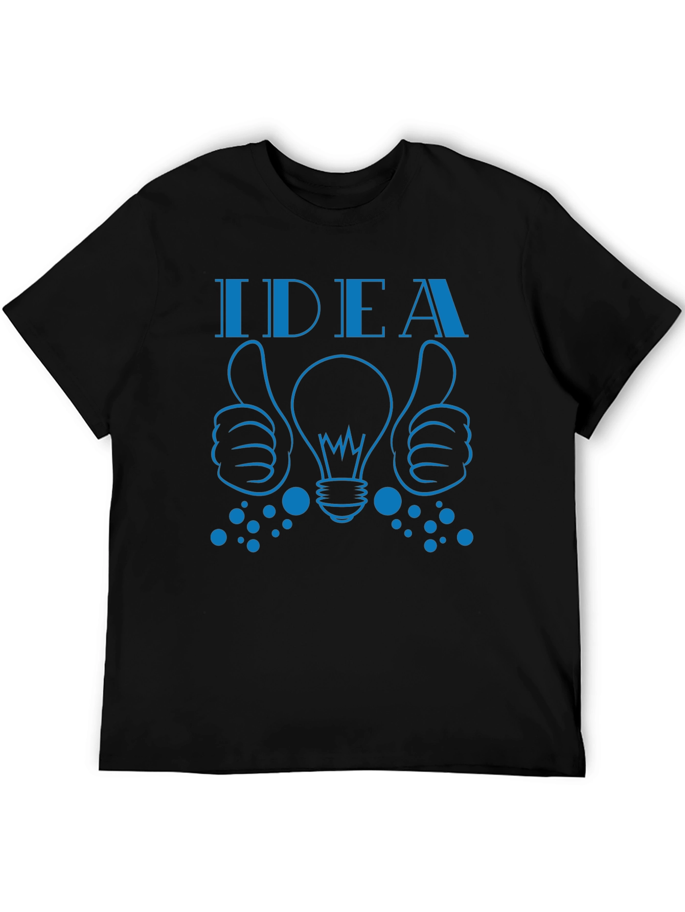 Camiseta Negra Idea Creativa y Original