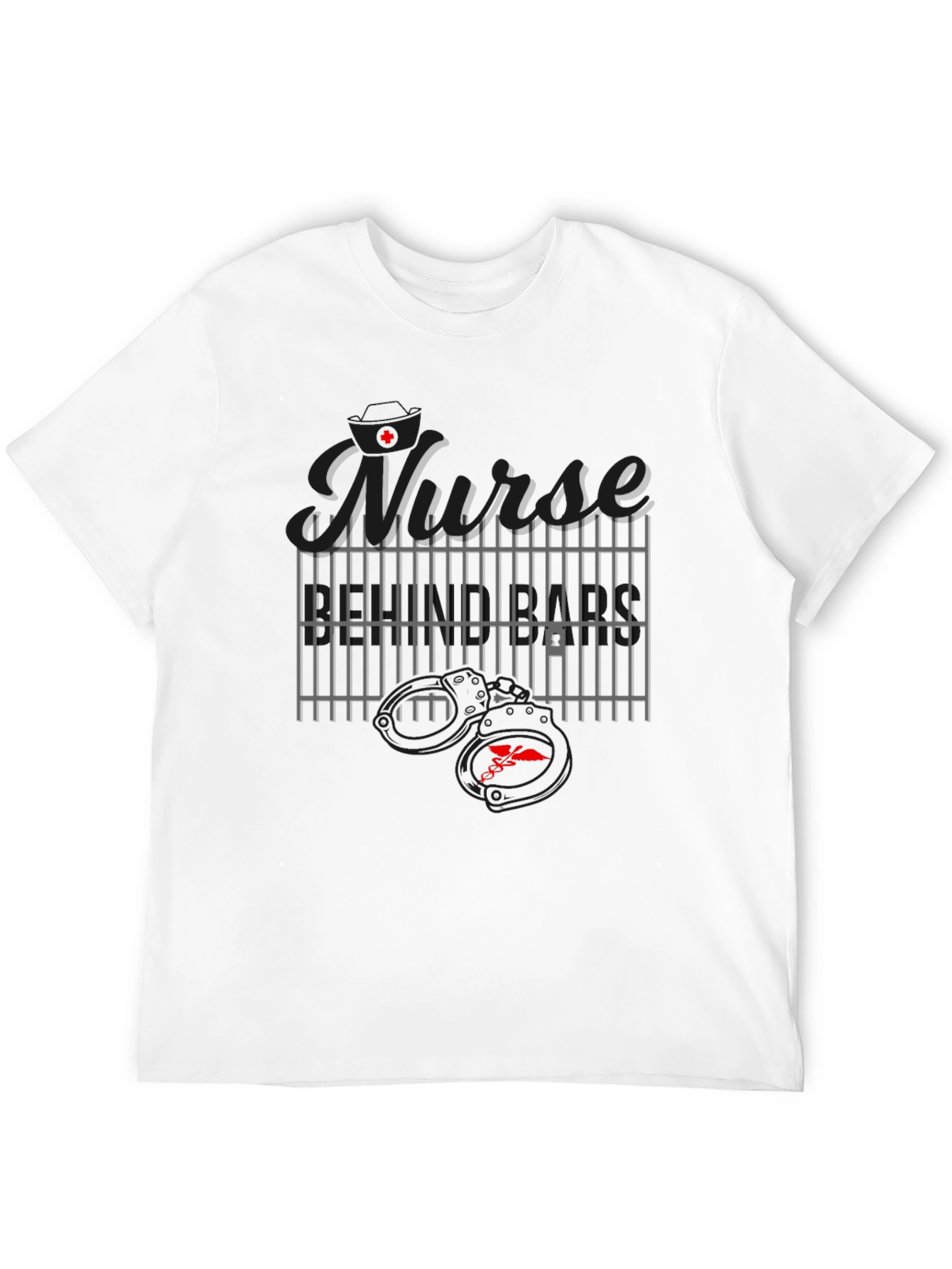 Camiseta Negra Nurse Jail