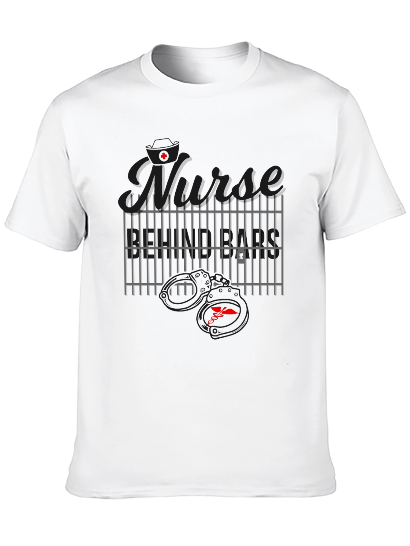 Camiseta Negra Nurse Jail