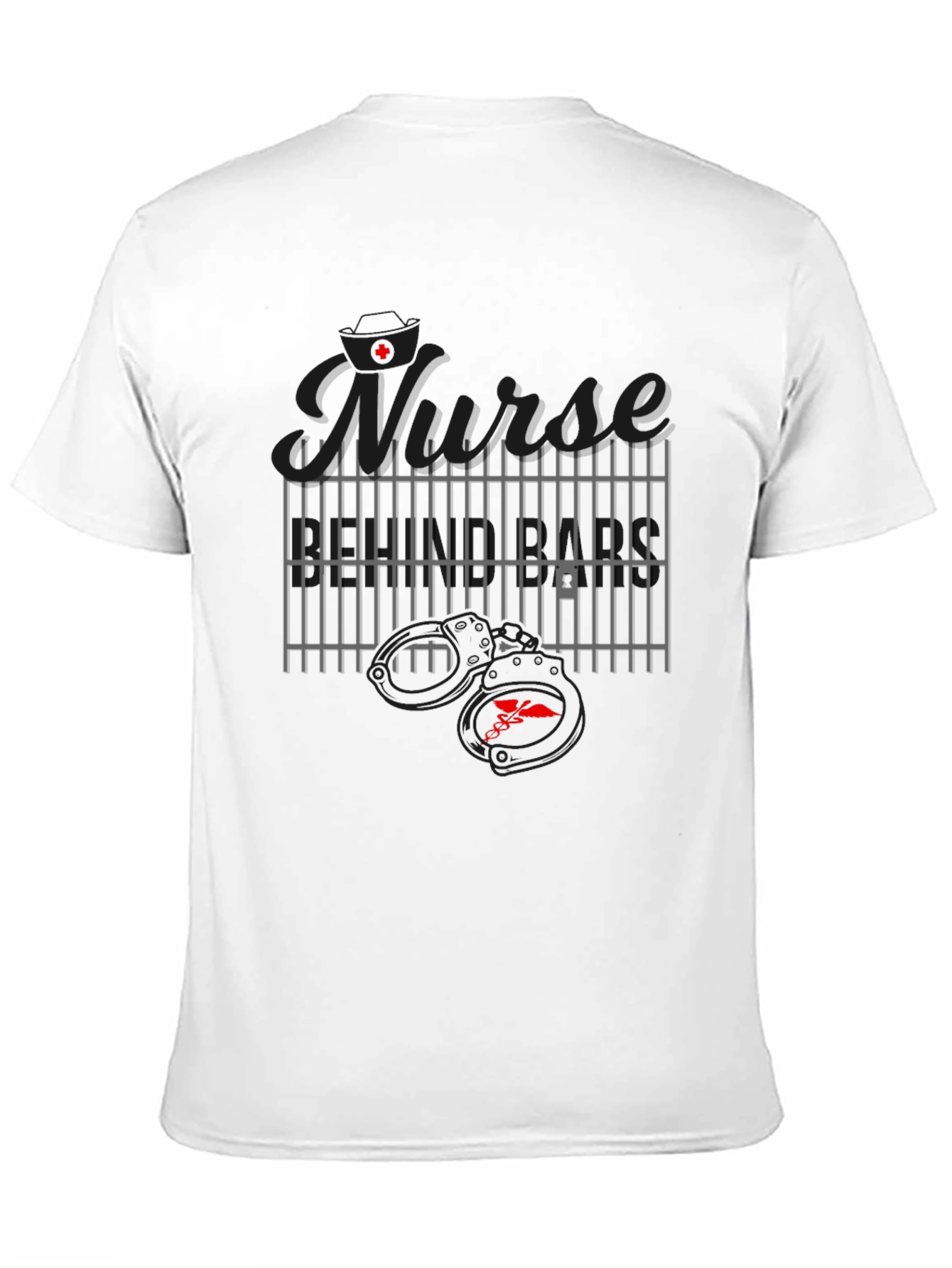 Camiseta Negra Nurse Jail