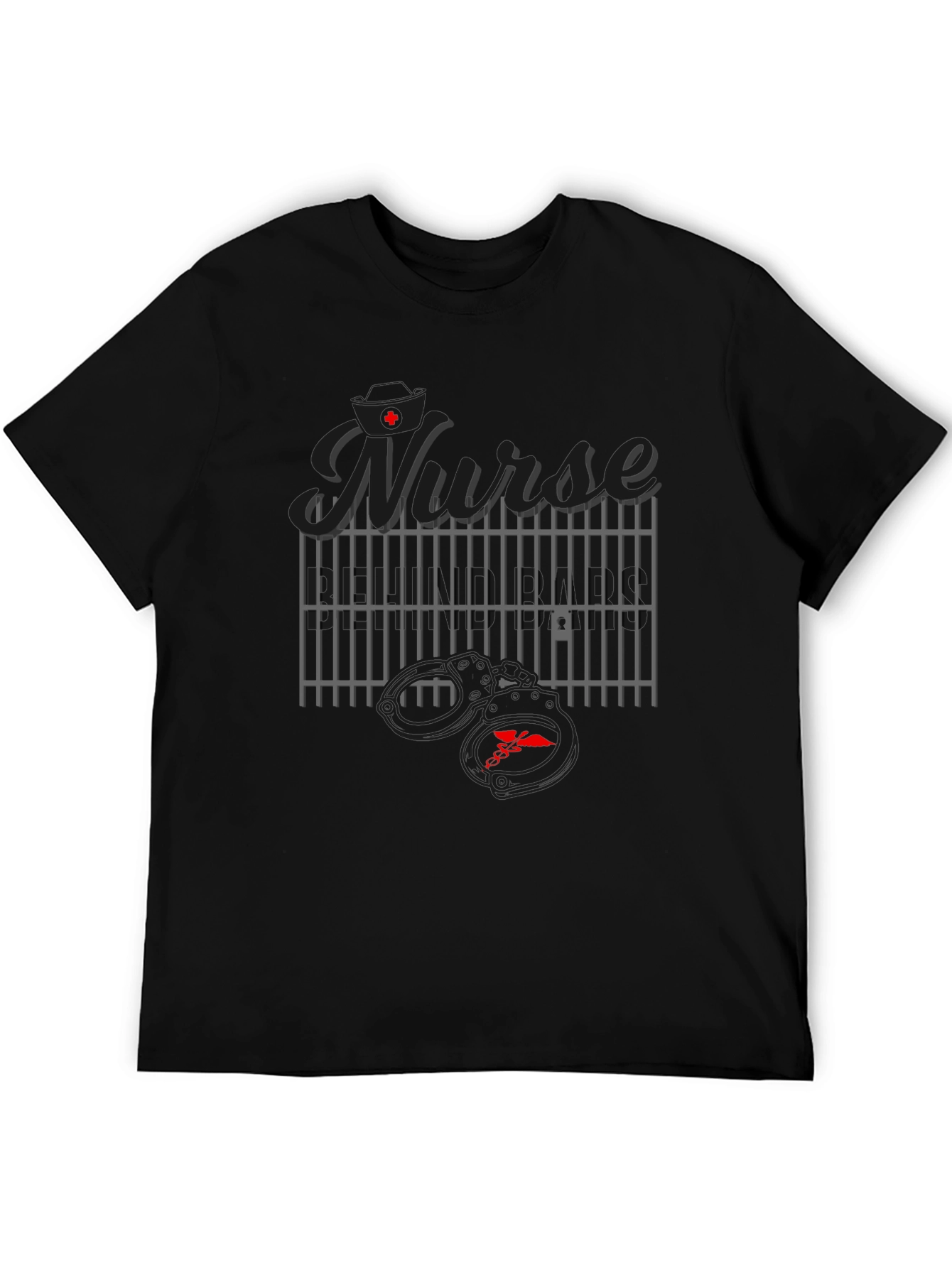 Camiseta Negra Nurse Jail
