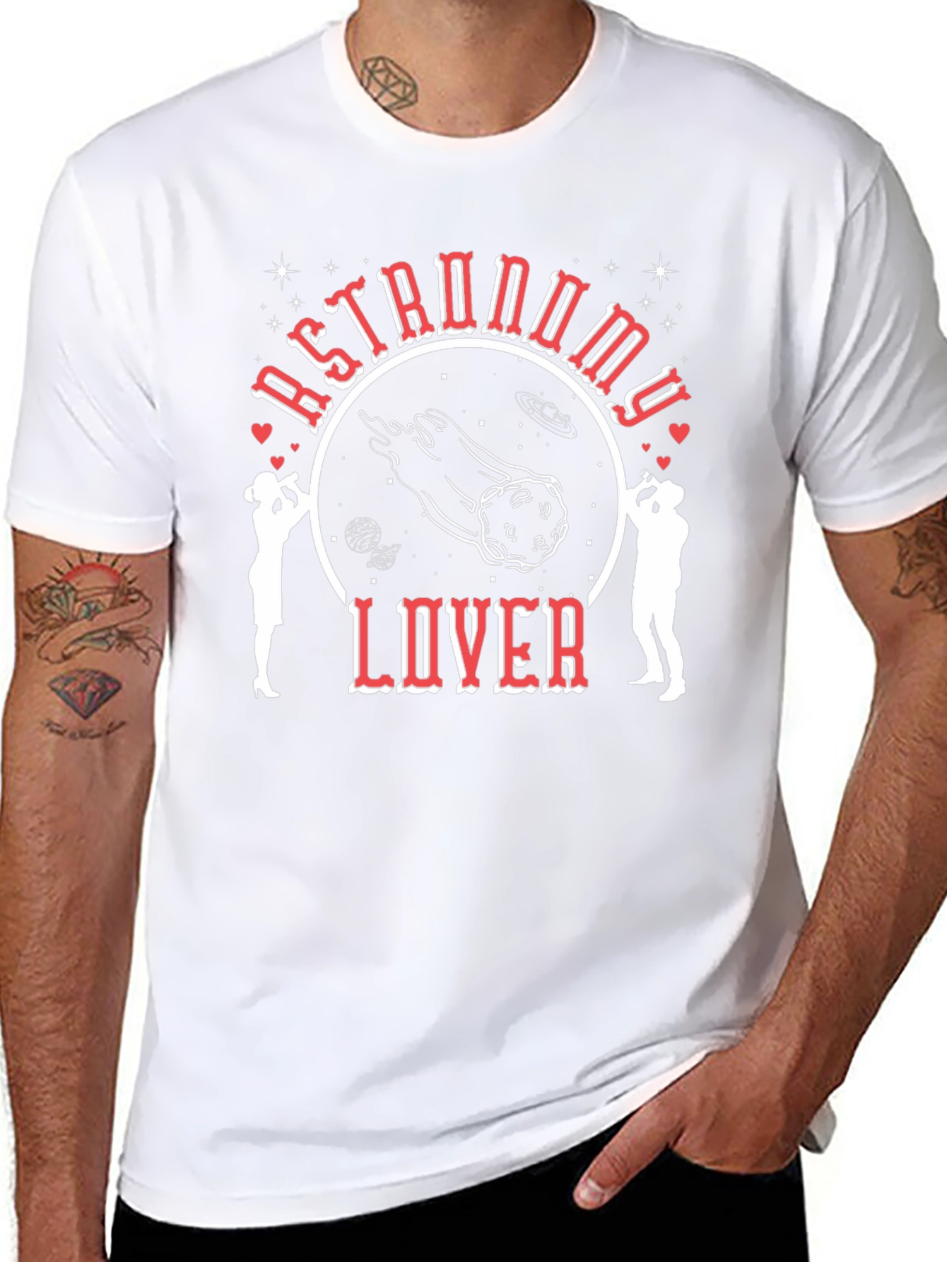 Camiseta Negra Astronomy Lover