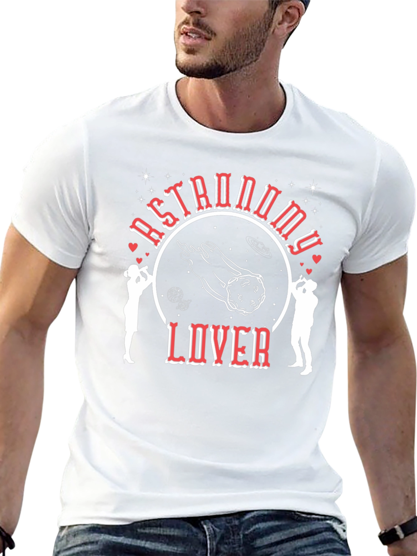 Camiseta Negra Astronomy Lover