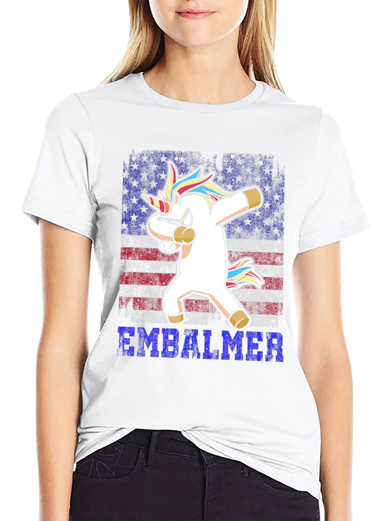 Camiseta Embalmer Unicornio USA