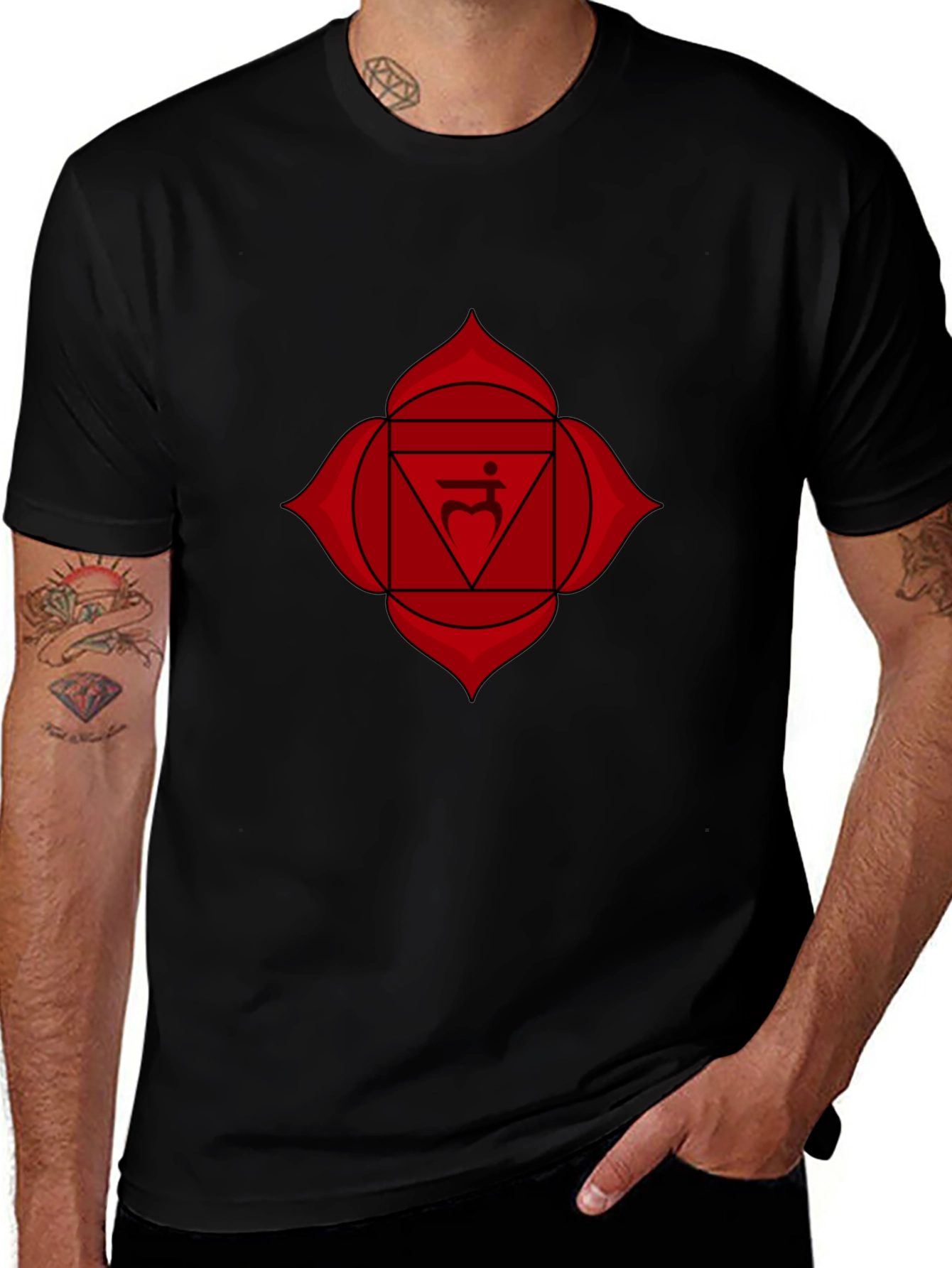 Camiseta Hombre Chakra Raíz