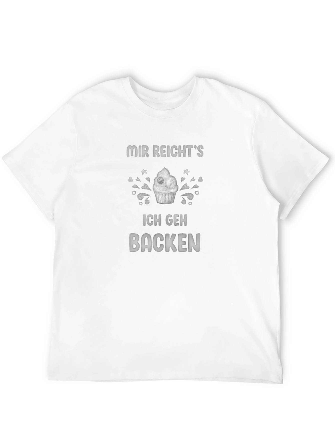 Camiseta Negra con Diseño de Repostería