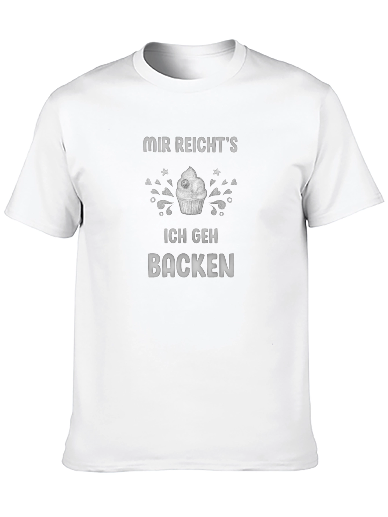 Camiseta Negra con Diseño de Repostería