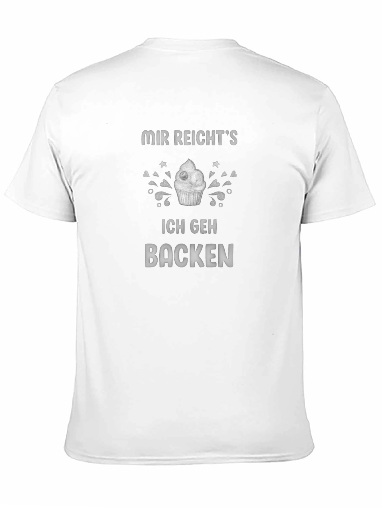 Camiseta Negra con Diseño de Repostería